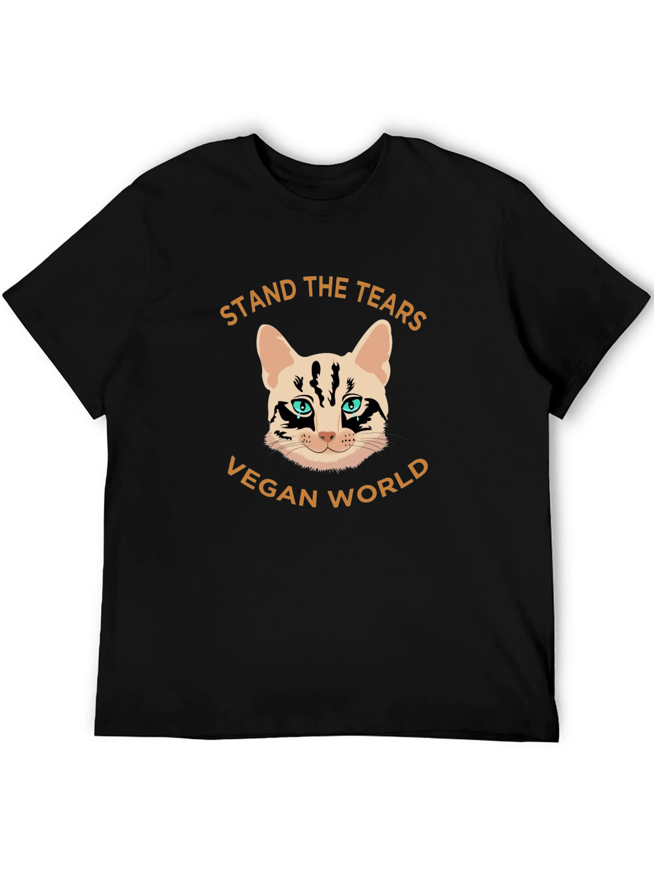 Camiseta Vegana con Diseño de Gato