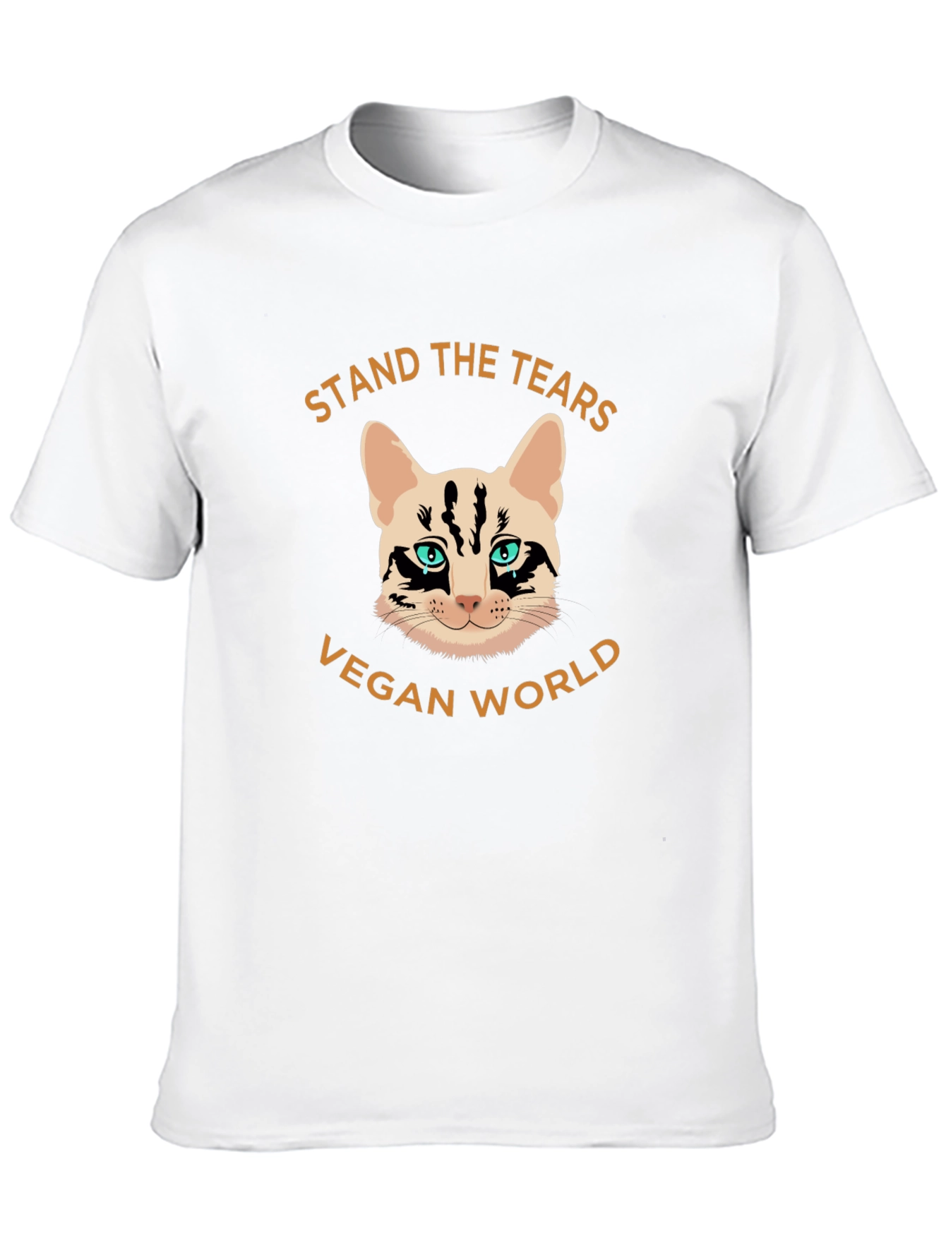 Camiseta Vegana con Diseño de Gato