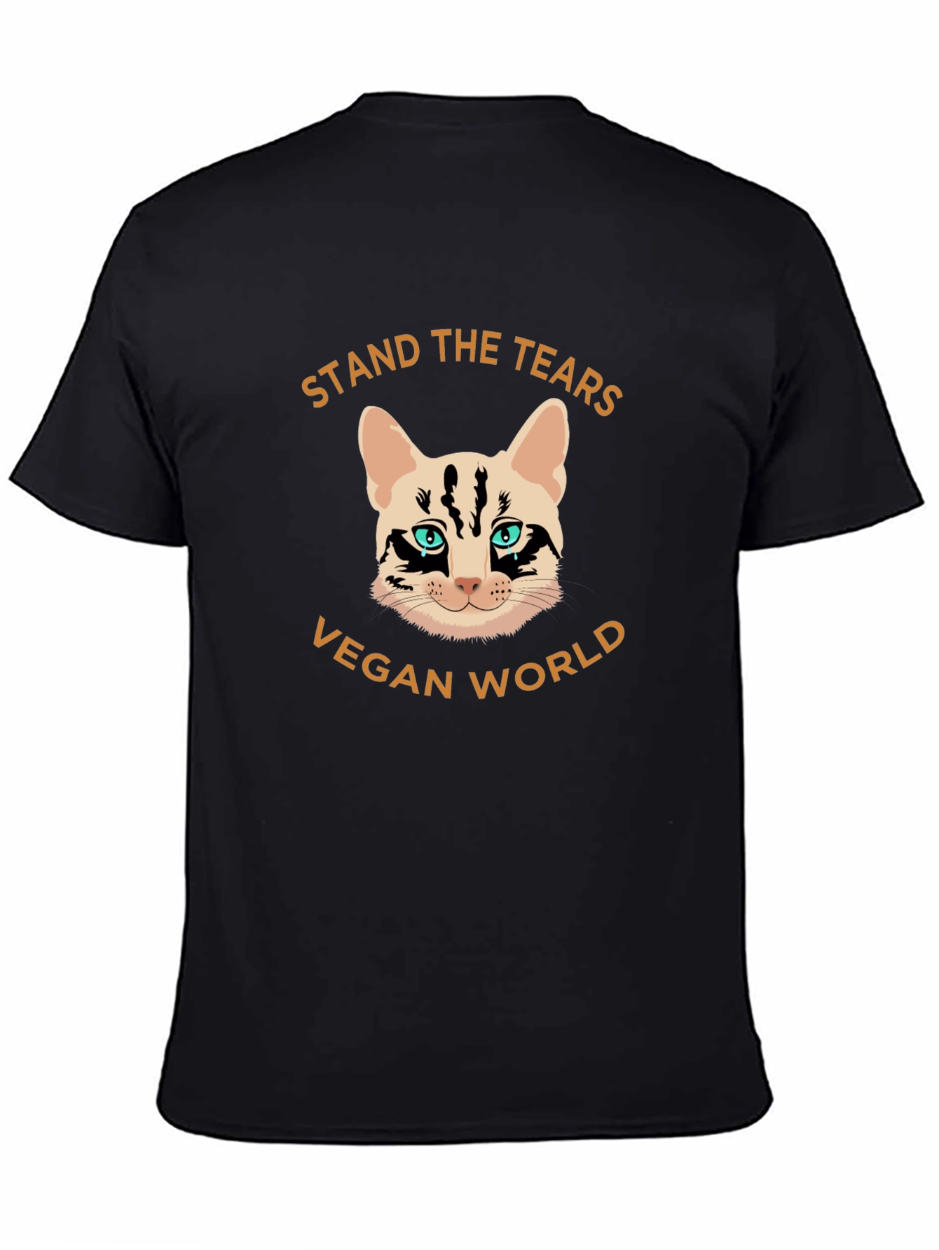 Camiseta Vegana con Diseño de Gato