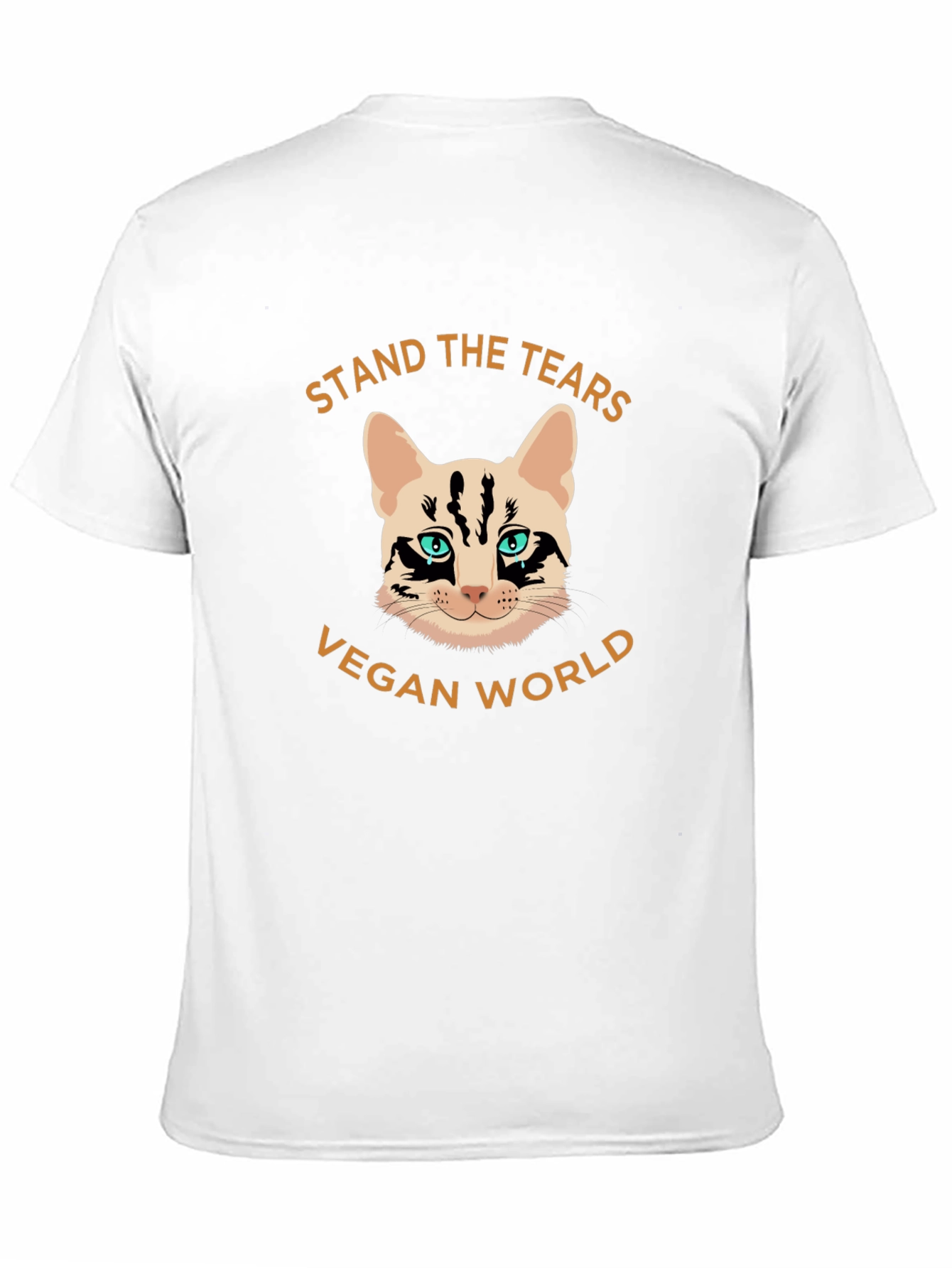 Camiseta Vegana con Diseño de Gato