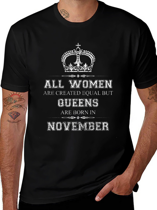 Camiseta para Mujer Nacida en Noviembre