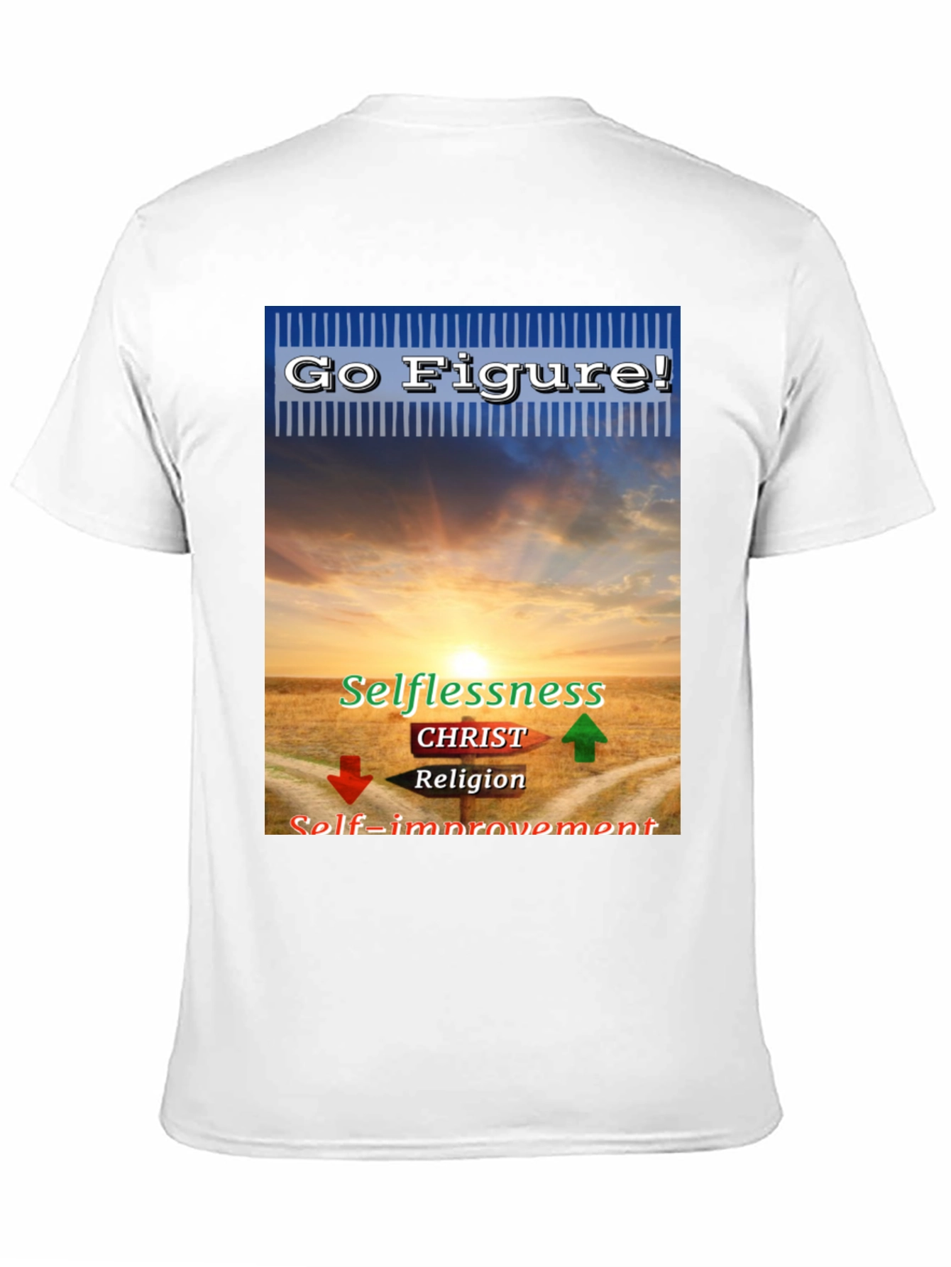 Camiseta Gráfica: Go Figure! para Reflexión