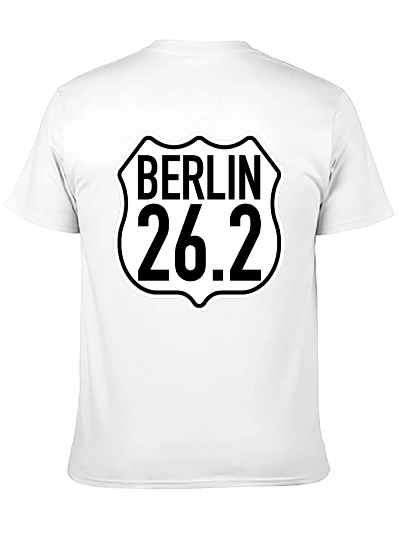 Camiseta Negra Berlín 26.2 Maratón para Hombre