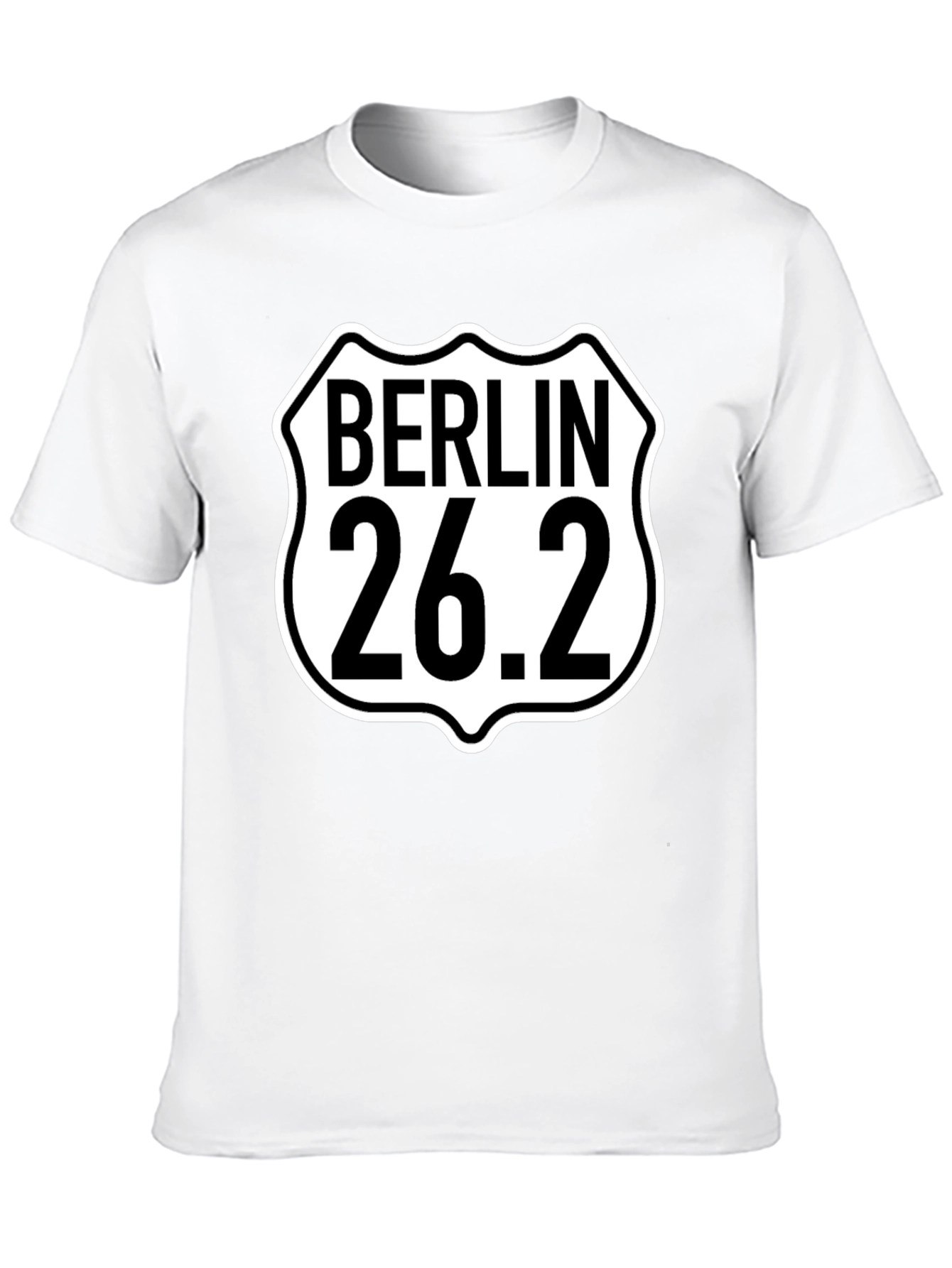 Camiseta Negra Berlín 26.2 Maratón para Hombre
