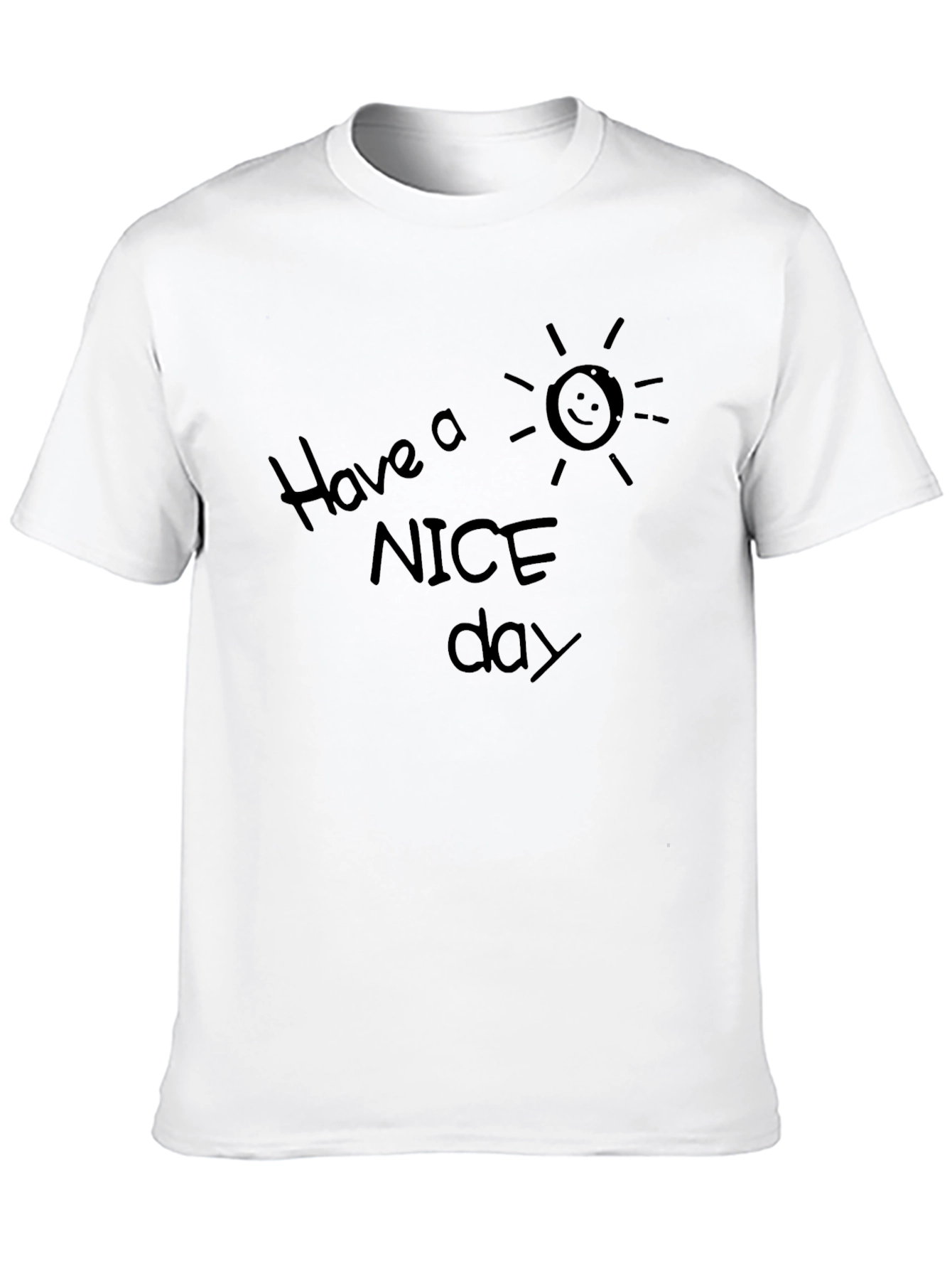 Camiseta Negra: Have a Nice Day
