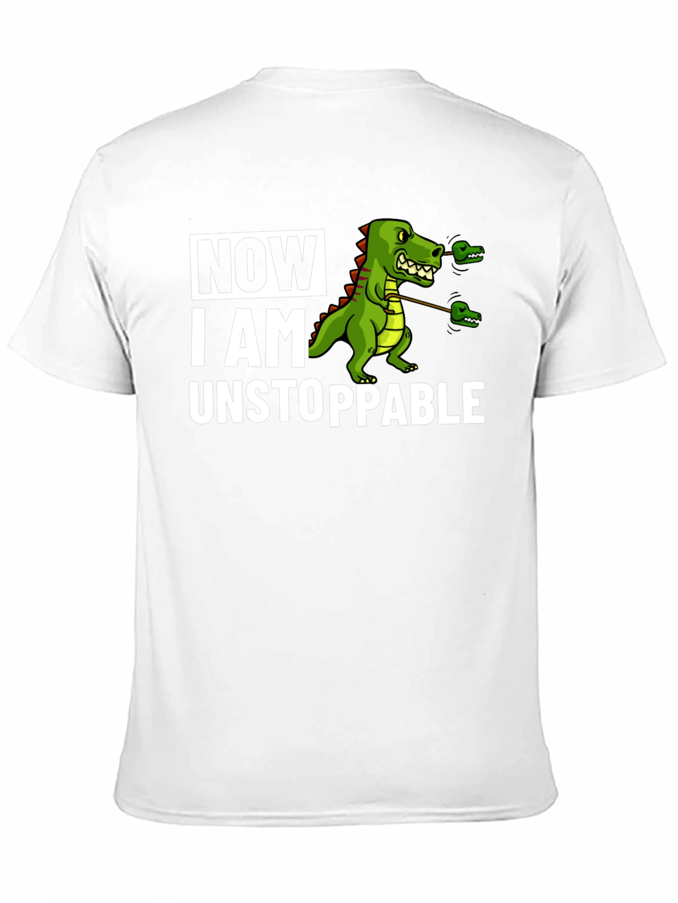 Camiseta Negra con Dinosaurio Imparable