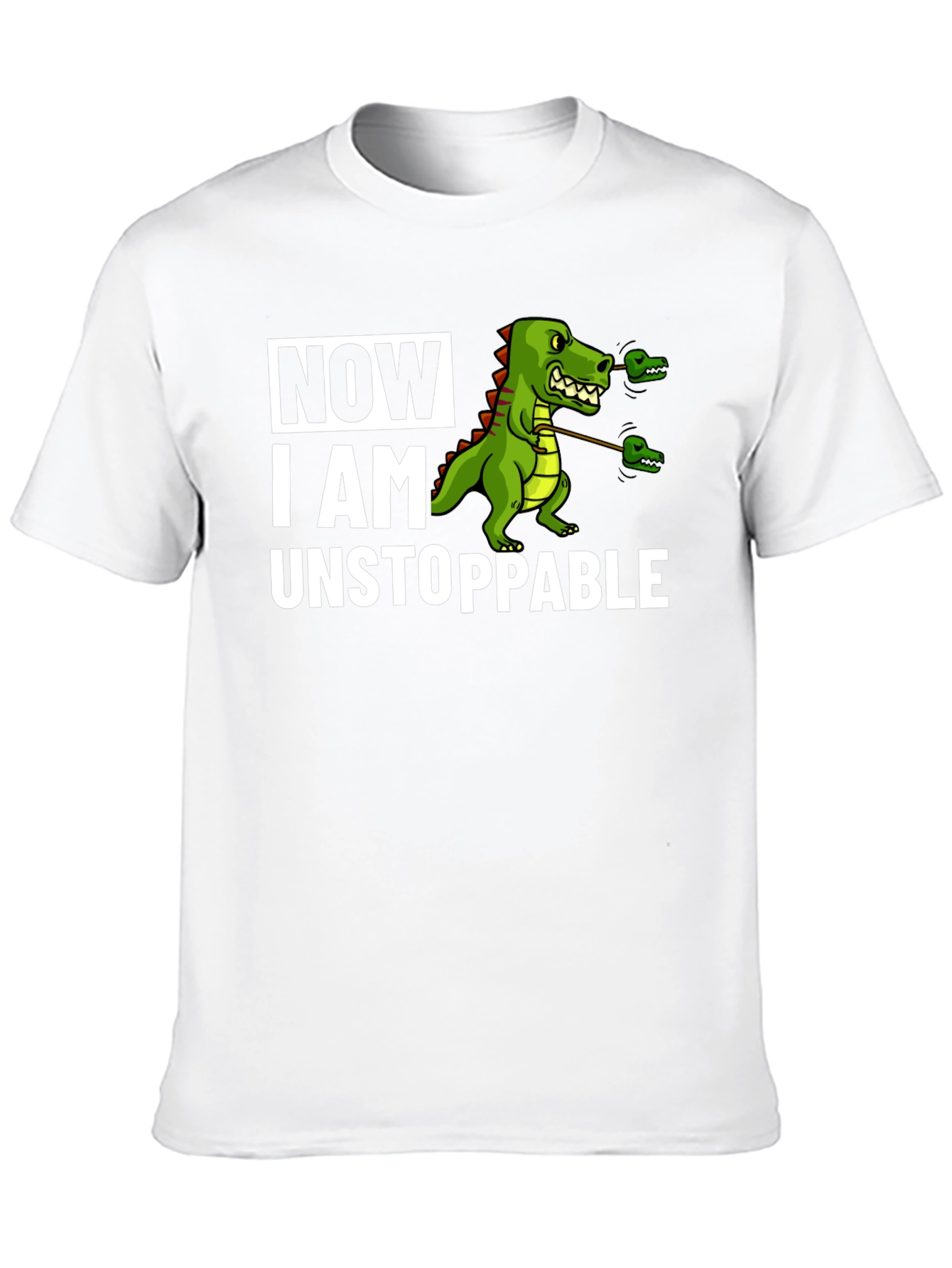 Camiseta Negra con Dinosaurio Imparable