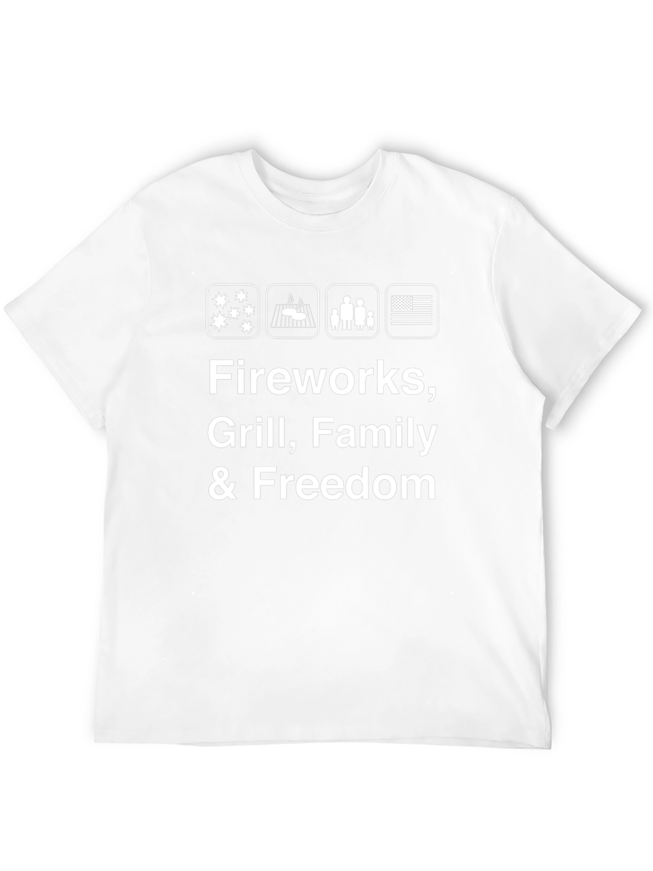 Fireworks Grill Family & Freedom T-Shirt