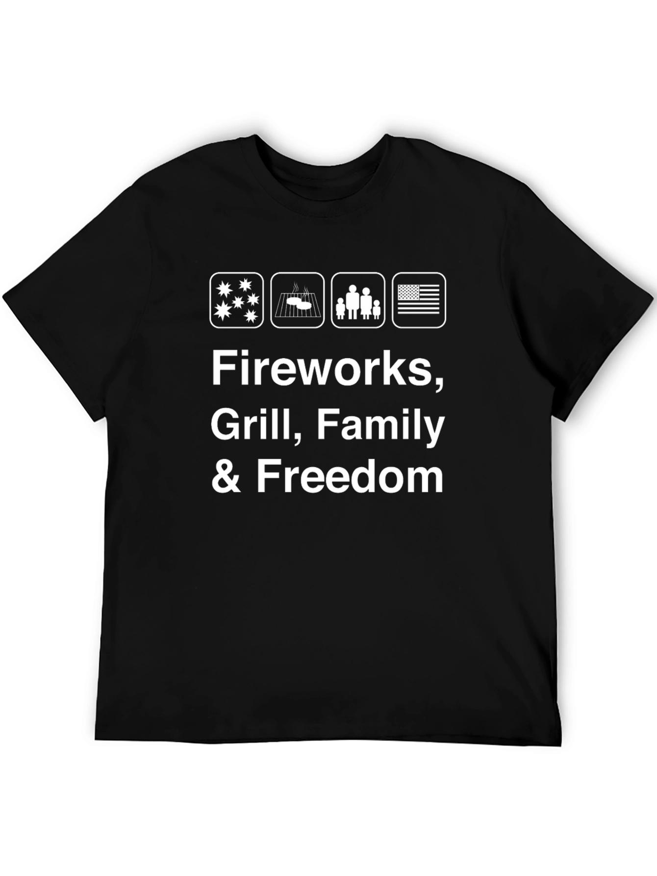 Fireworks Grill Family & Freedom T-Shirt
