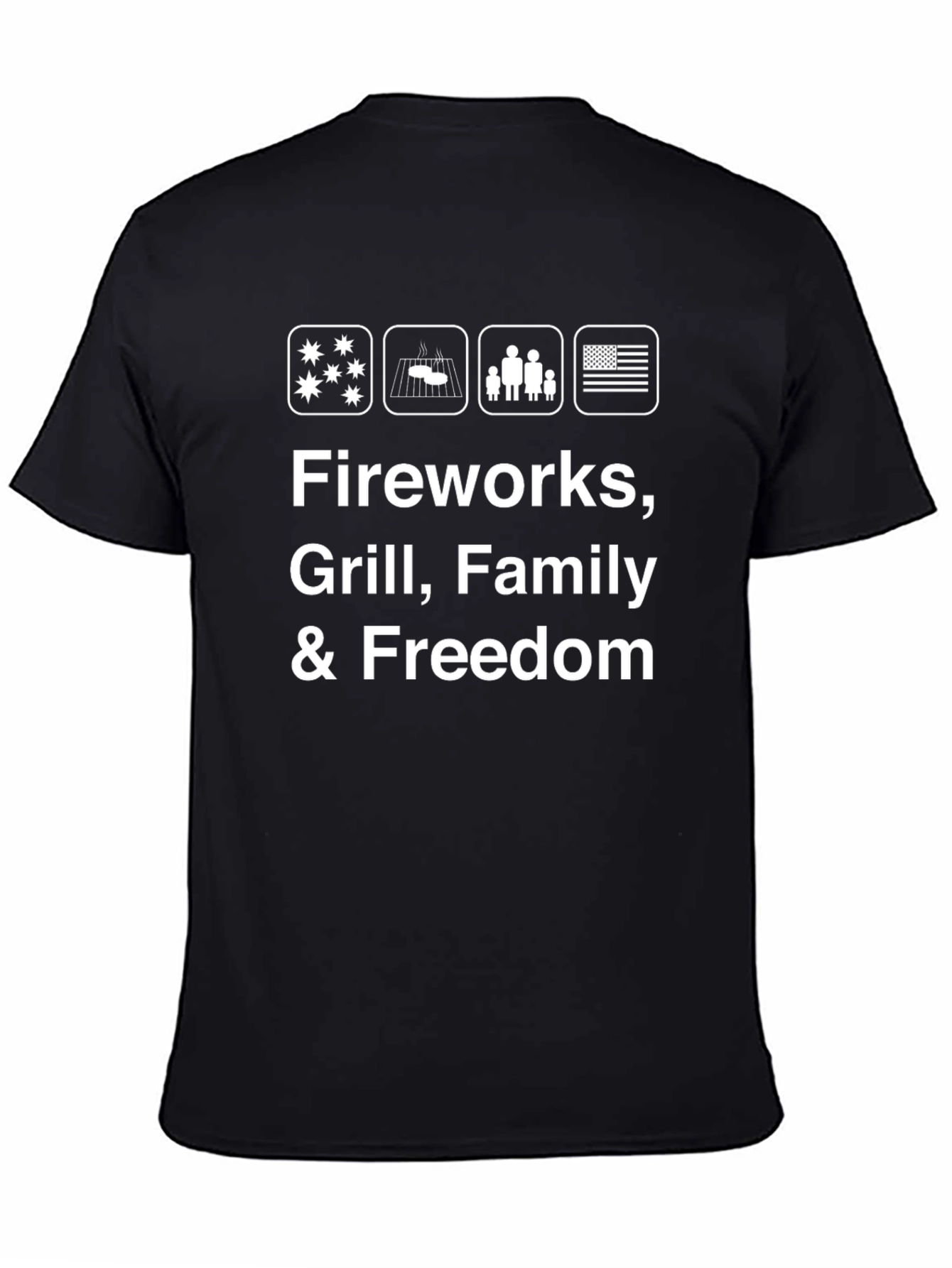 Fireworks Grill Family & Freedom T-Shirt