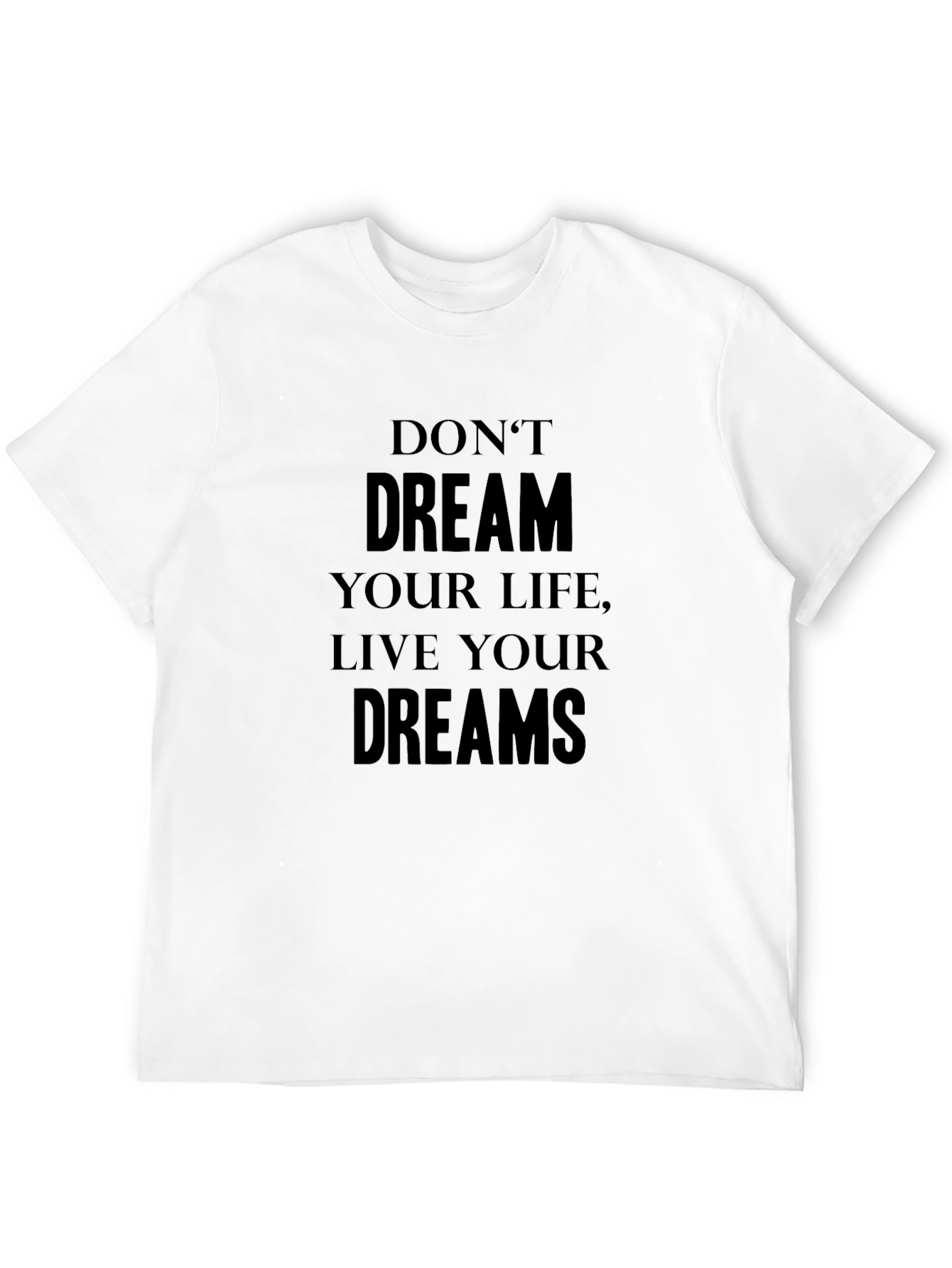 Camiseta Negra: Vive Tus Sueños