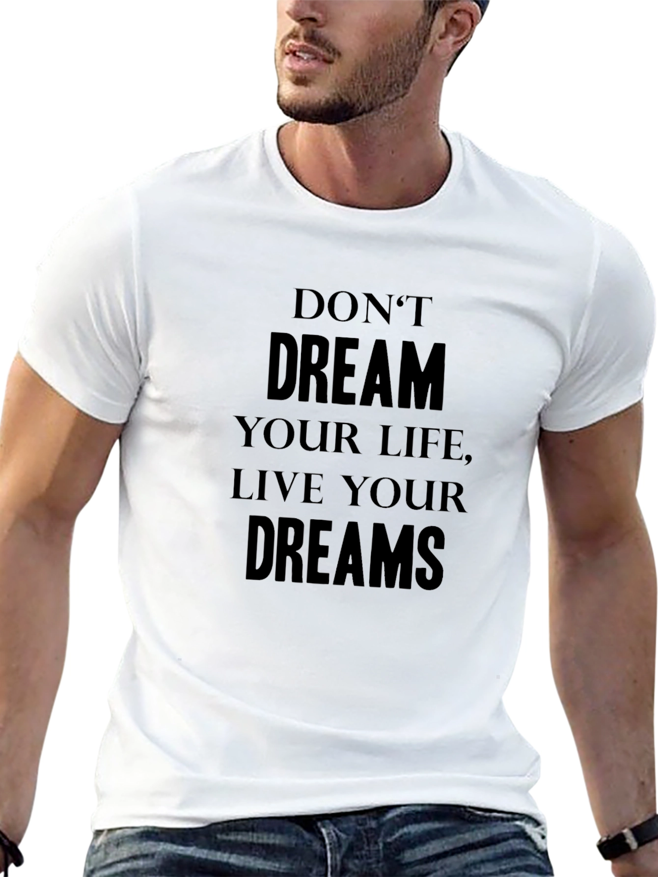 Camiseta Negra: Vive Tus Sueños