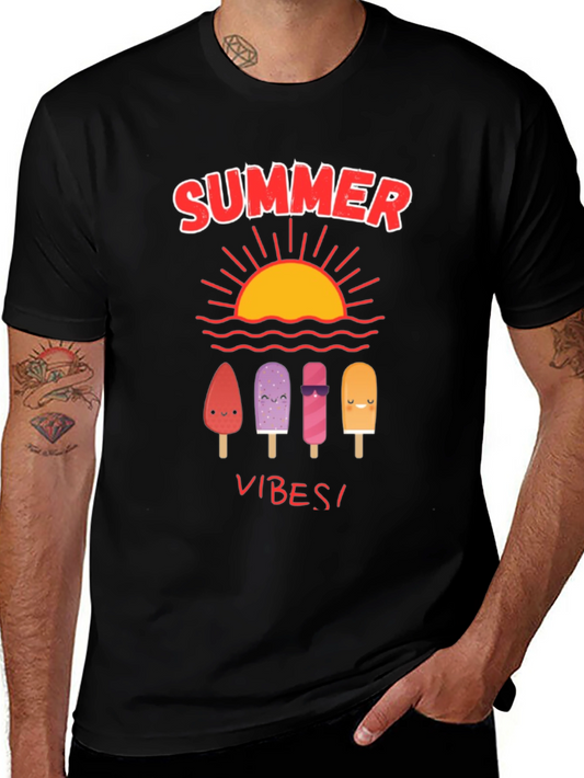 Camiseta Negra Summer Vibes