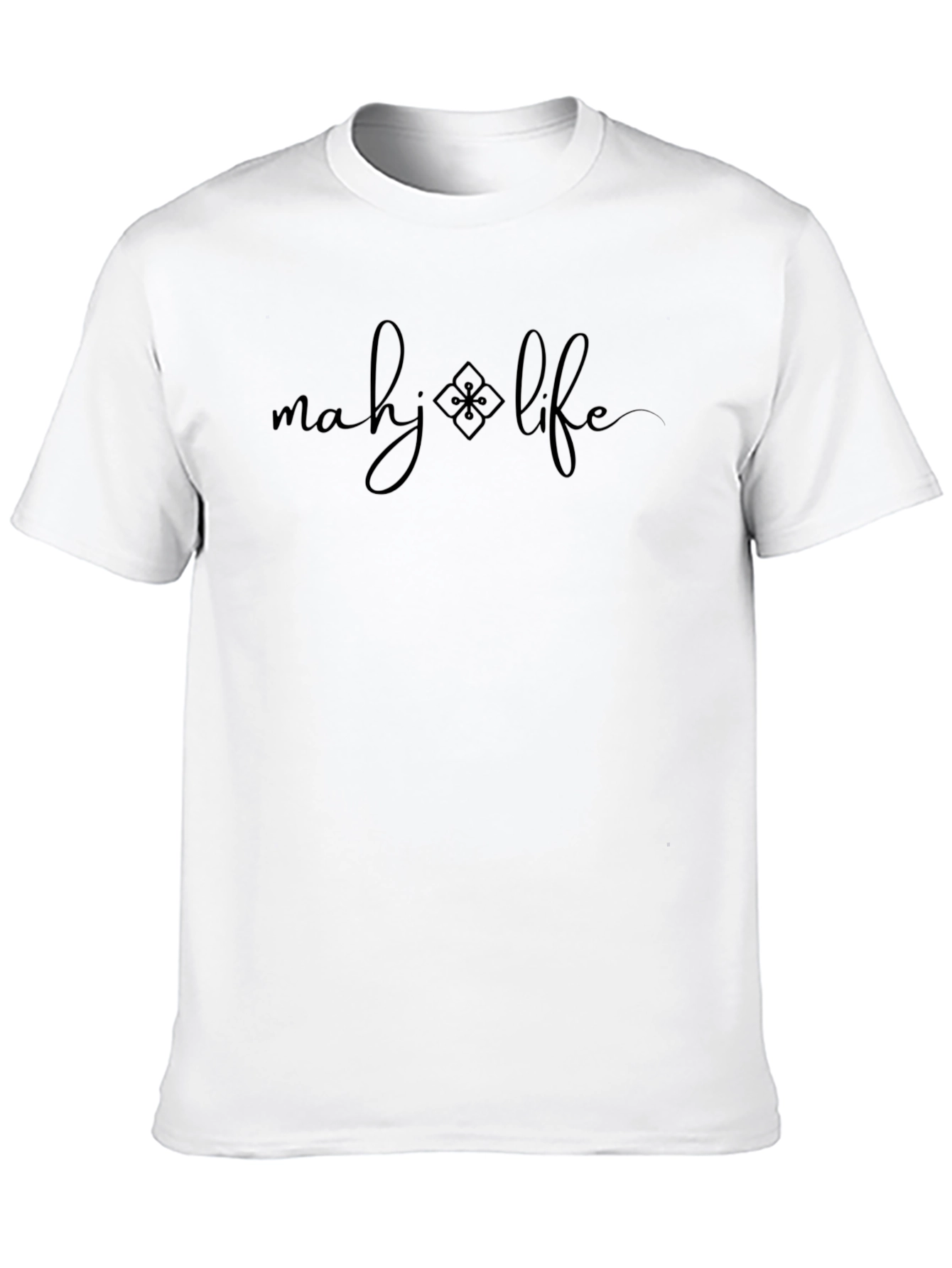 Camiseta Negra Mahj Life para Hombre