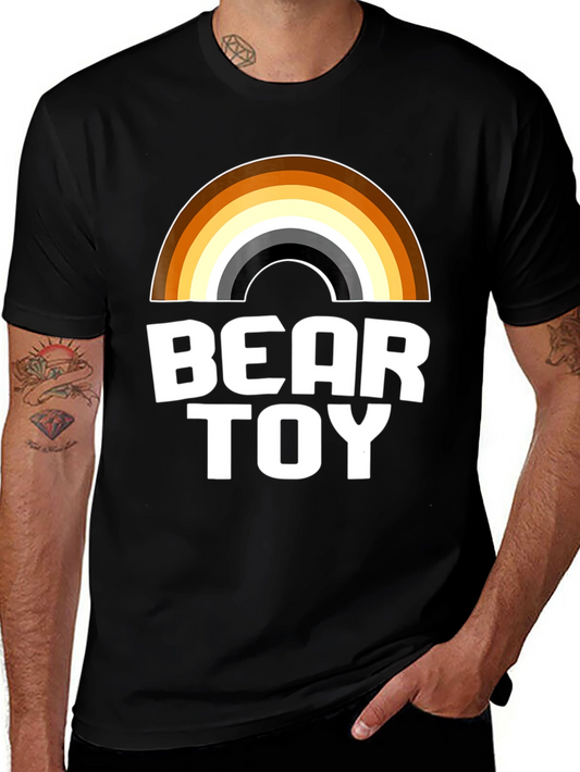 Camiseta Bear Toy con Diseño de Arcoíris