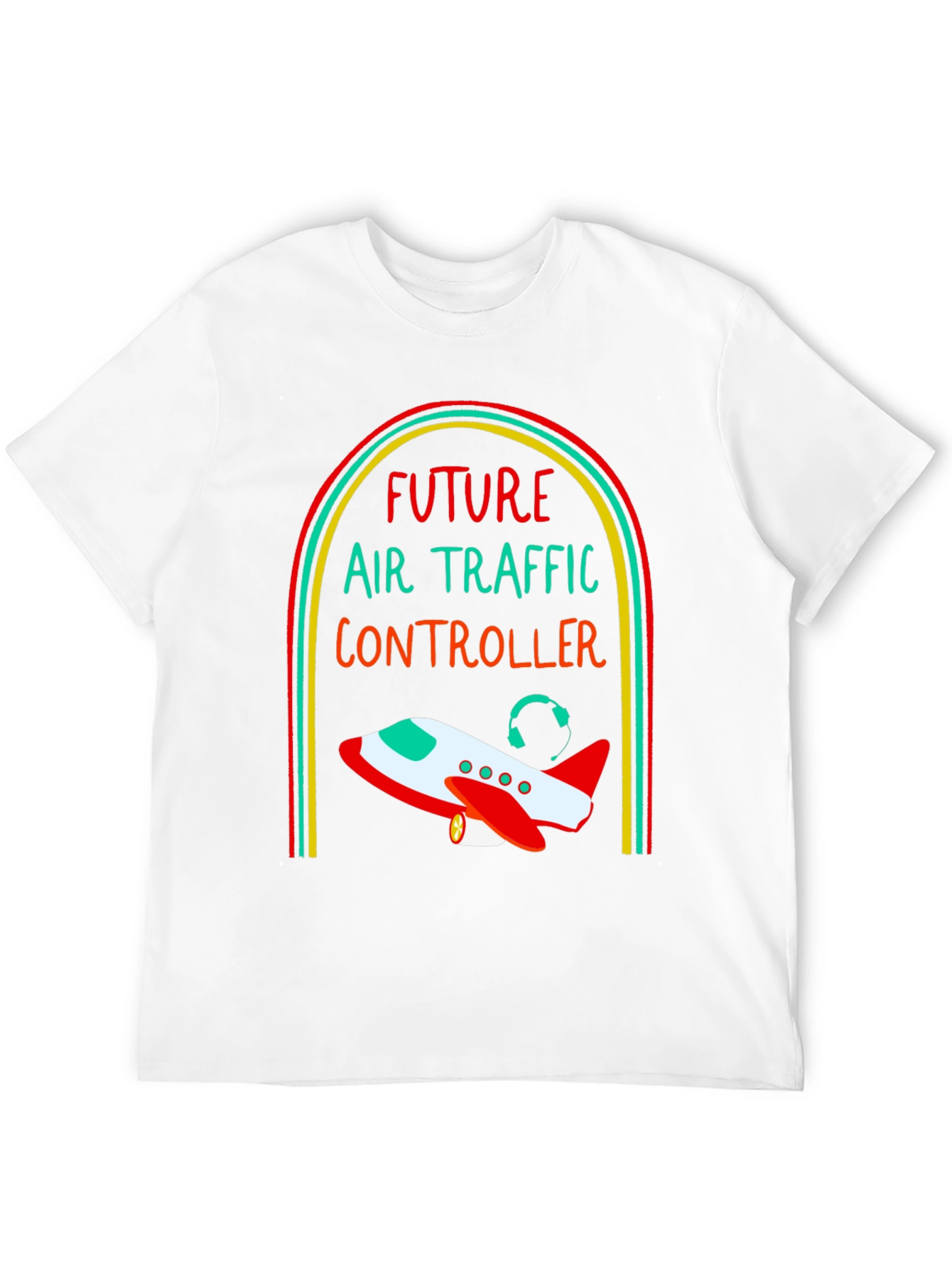 Camiseta Negra Futuro Controlador Aéreo
