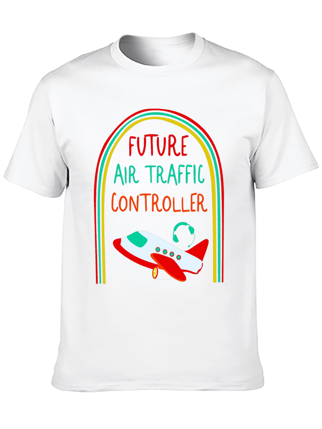 Camiseta Negra Futuro Controlador Aéreo