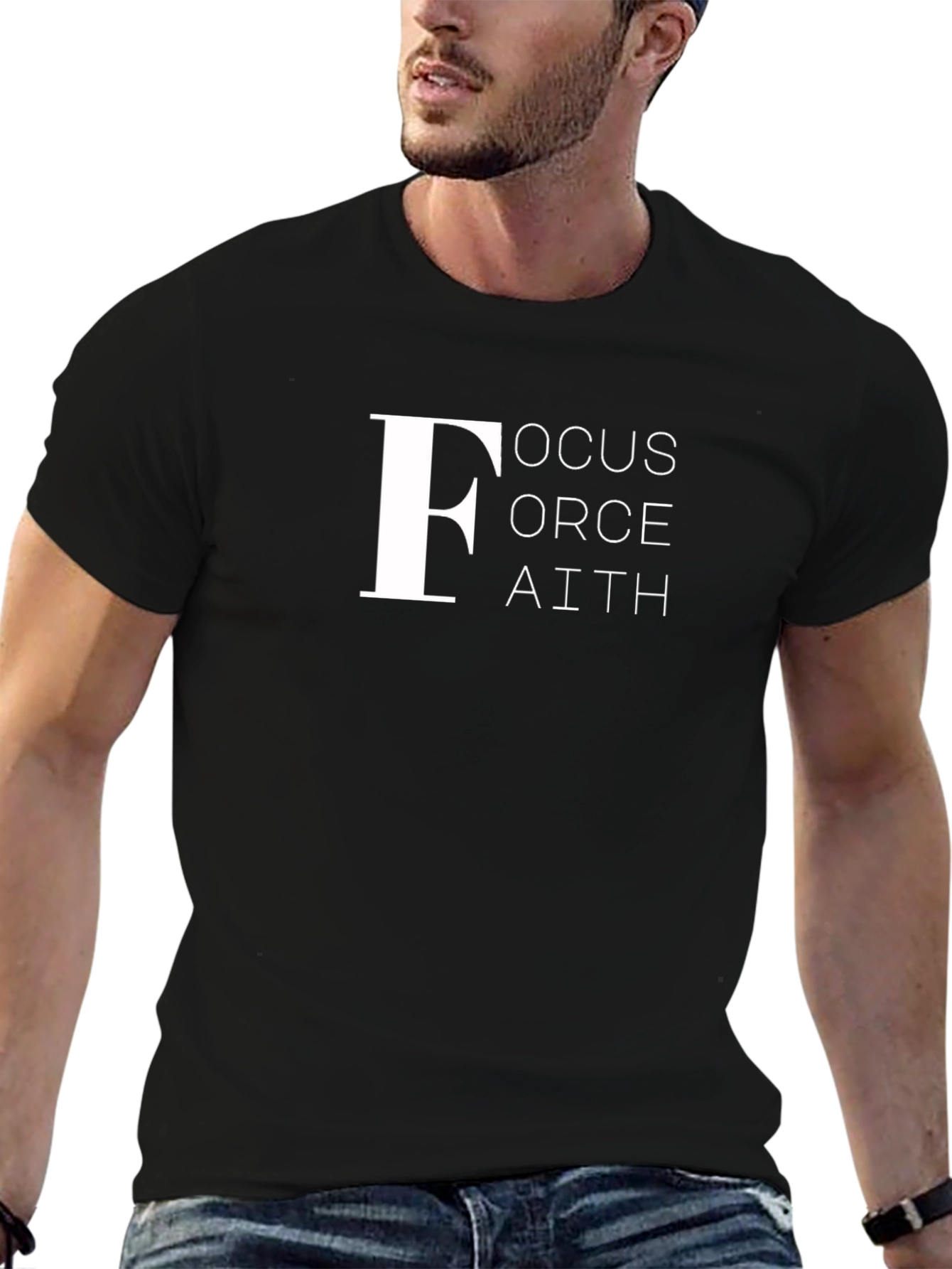 Focus Force Faith Graphic Tee - Black