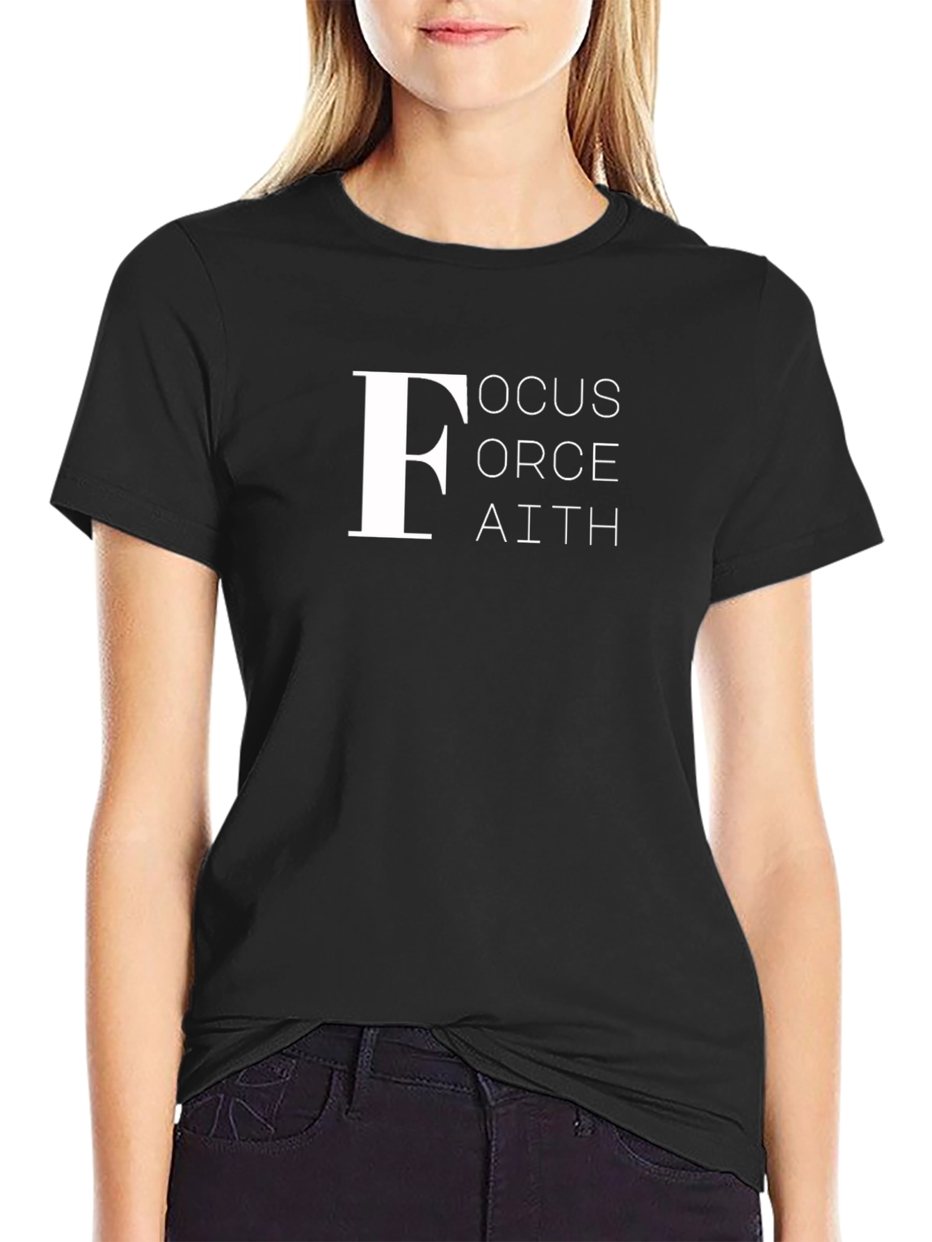 Focus Force Faith Graphic Tee - Black