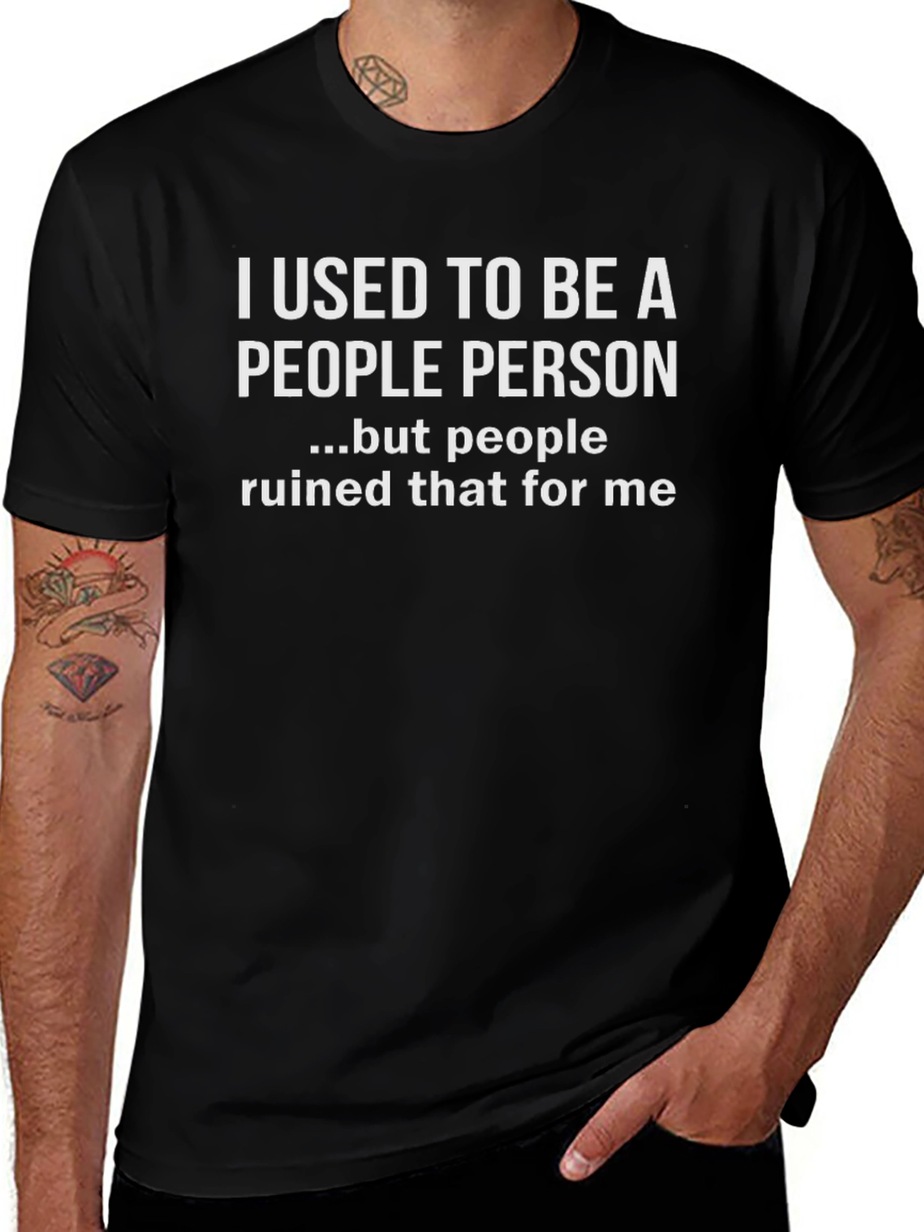 Camiseta Negra: Ex-Persona Sociable