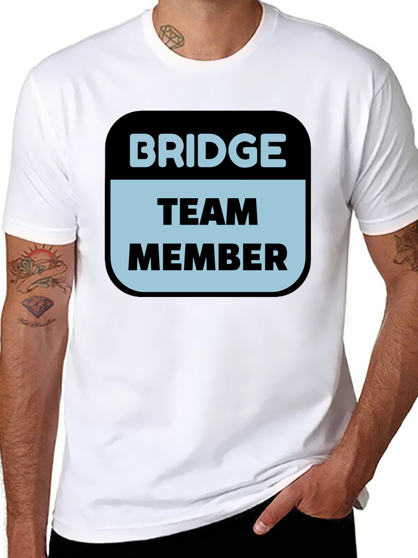 Camiseta Negra Bridge Team Member