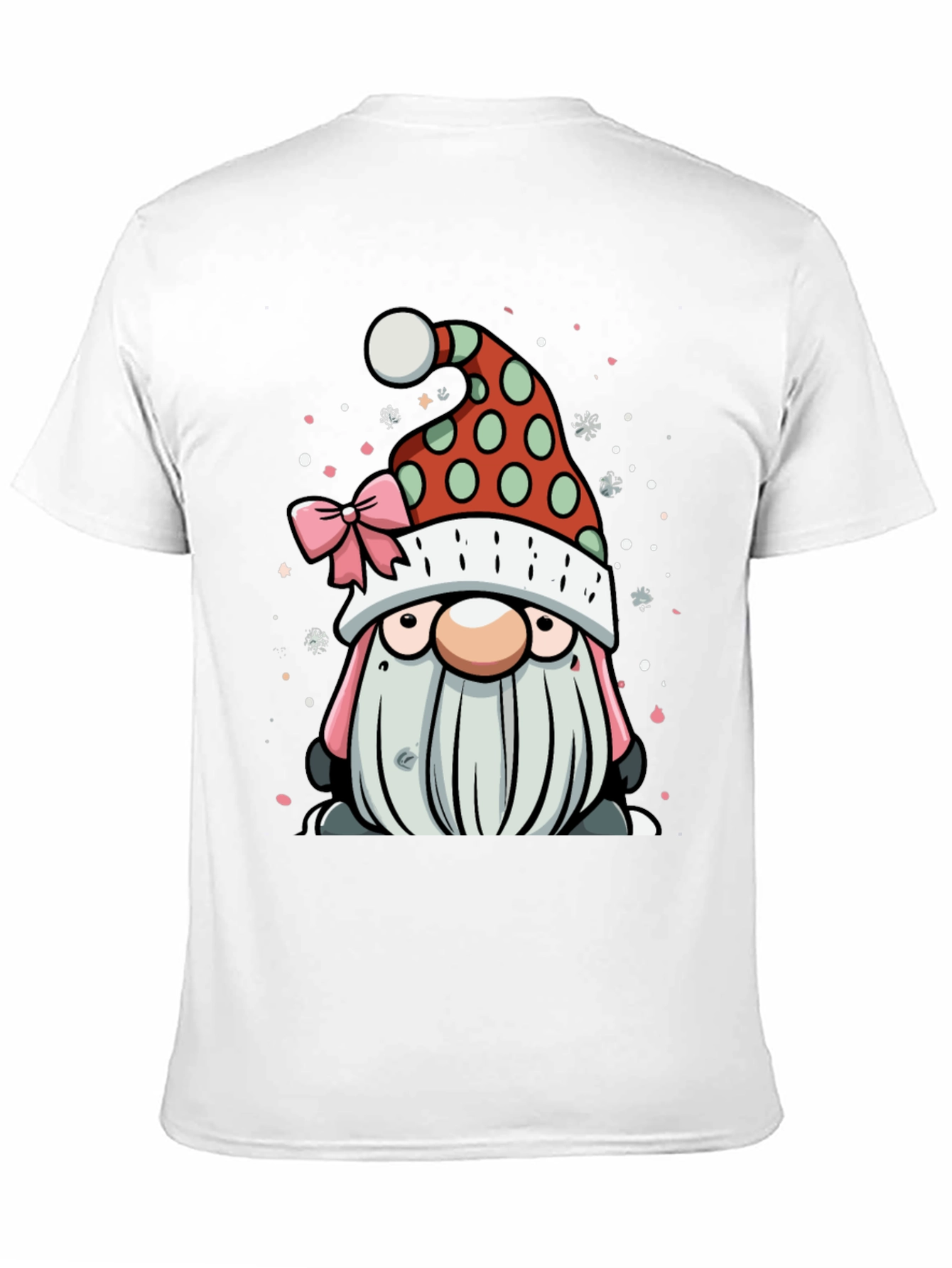 Camiseta Hombre Diseño Navideño Gnomo