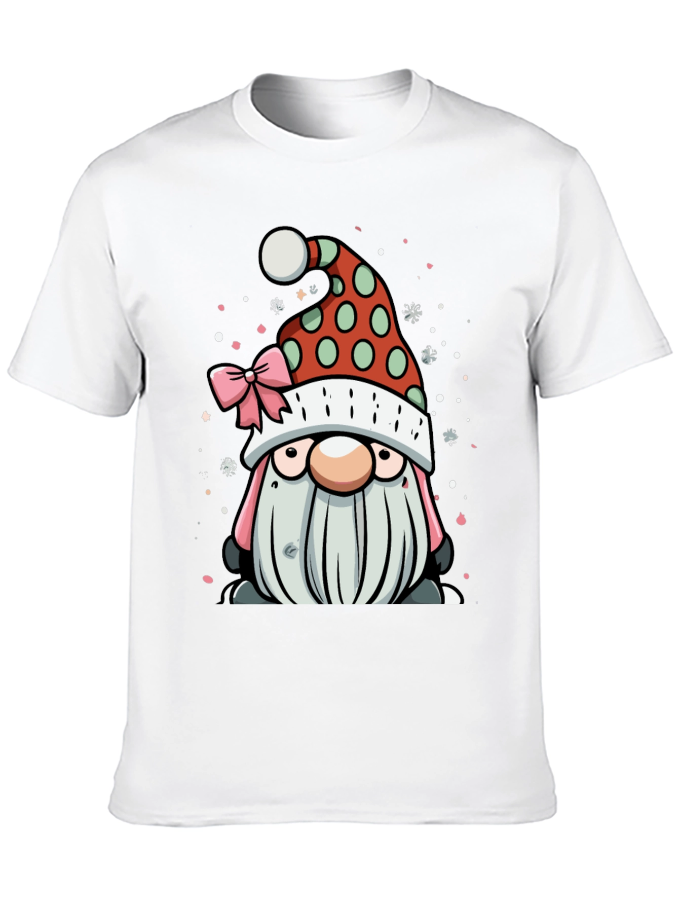 Camiseta Hombre Diseño Navideño Gnomo