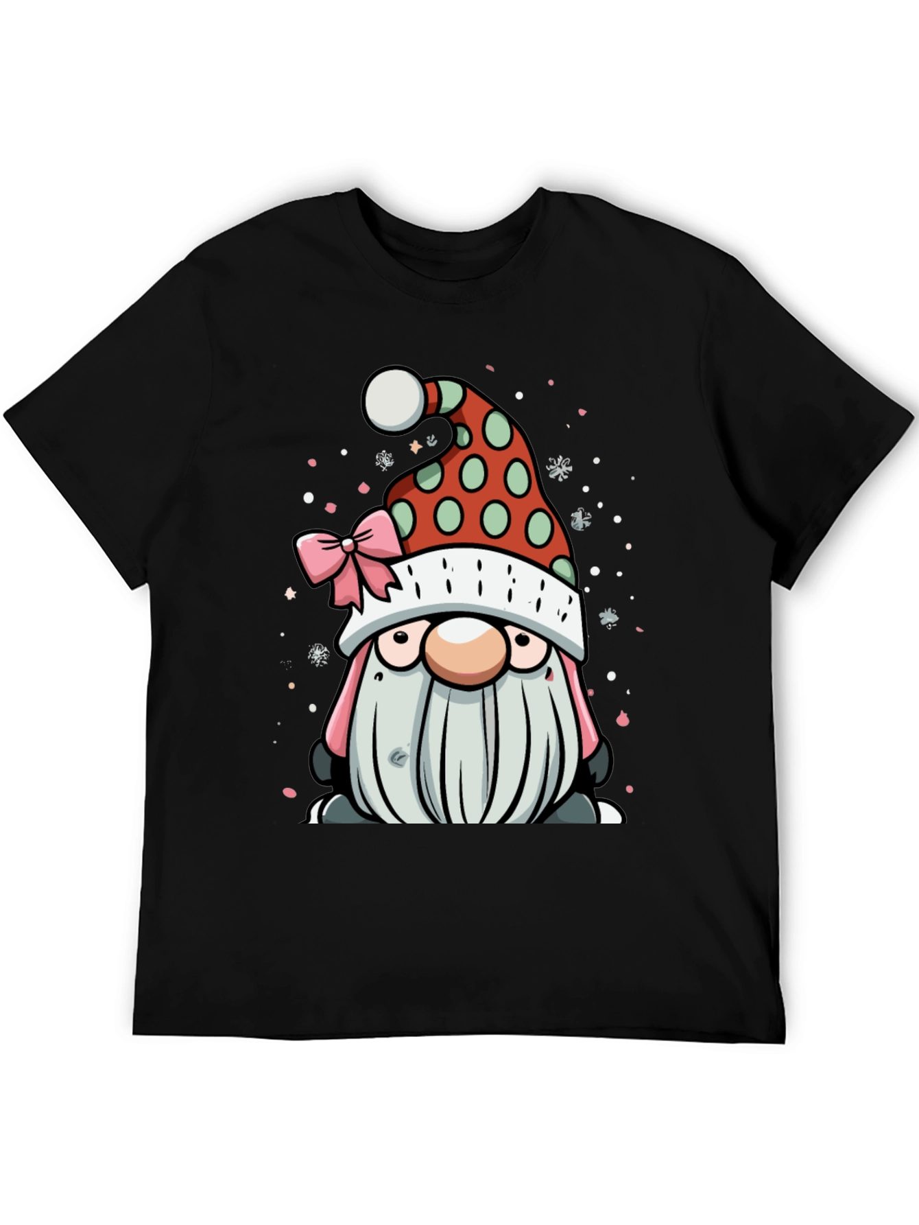 Camiseta Hombre Diseño Navideño Gnomo