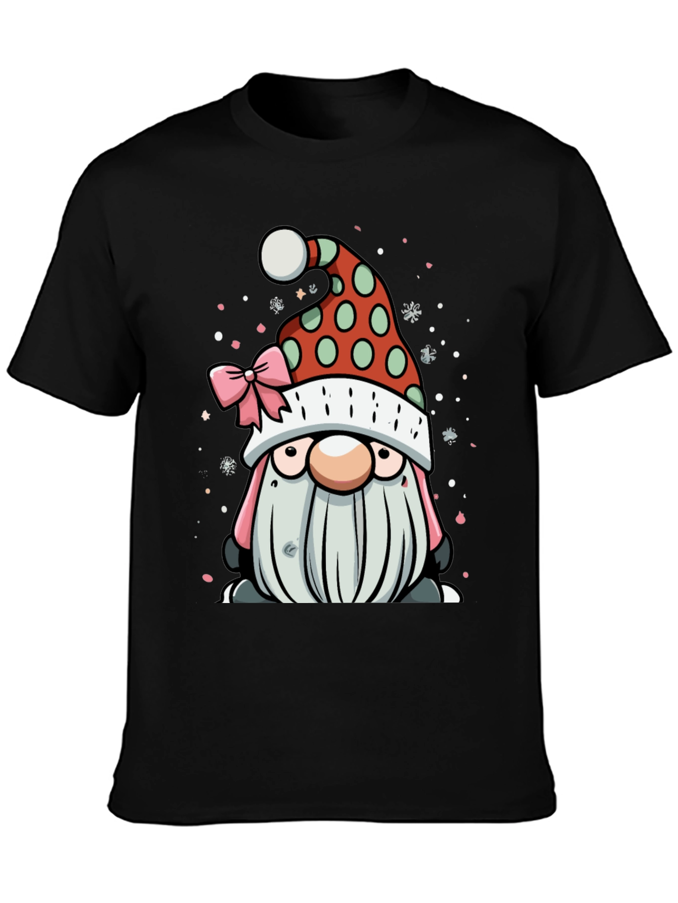 Camiseta Hombre Diseño Navideño Gnomo
