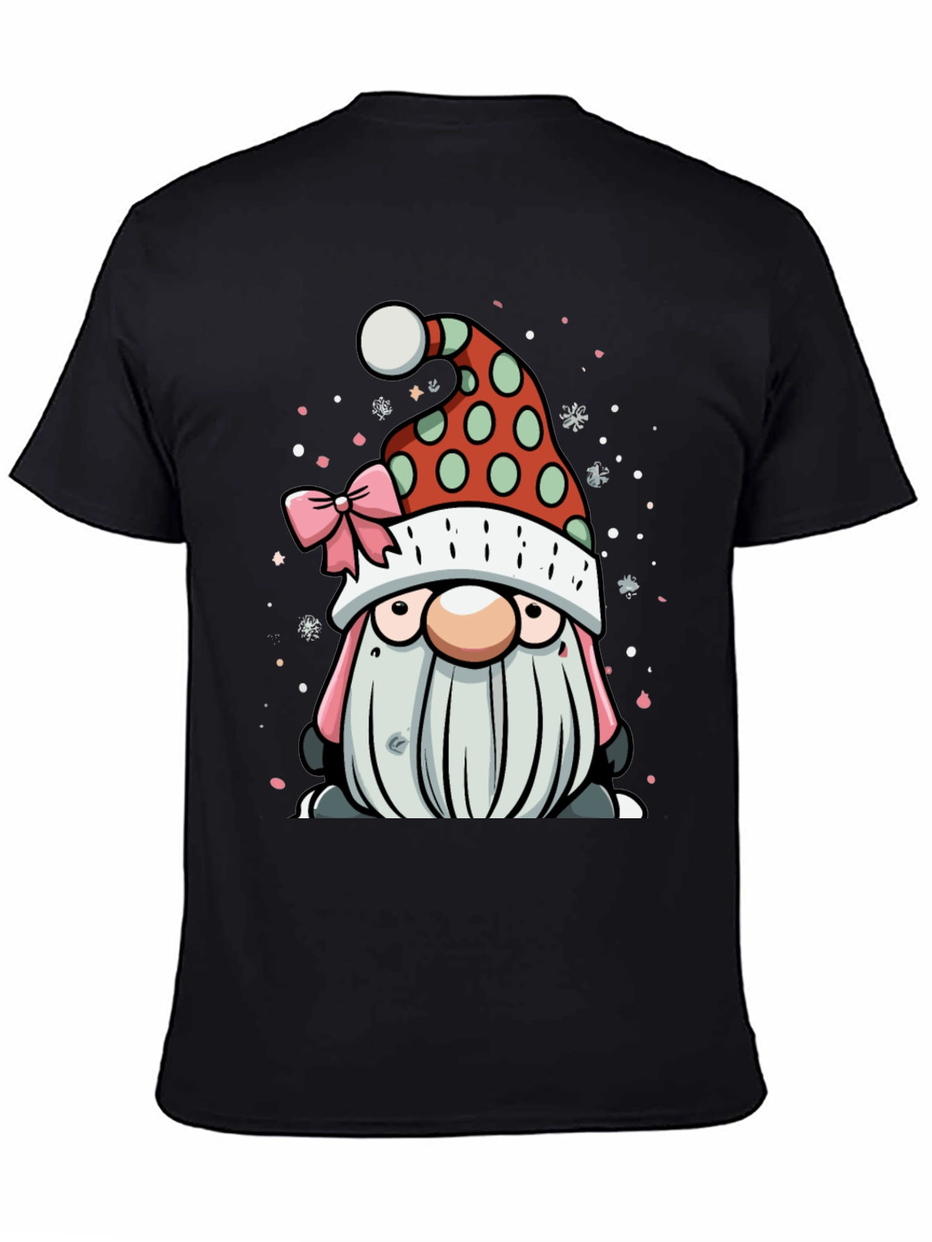 Camiseta Hombre Diseño Navideño Gnomo