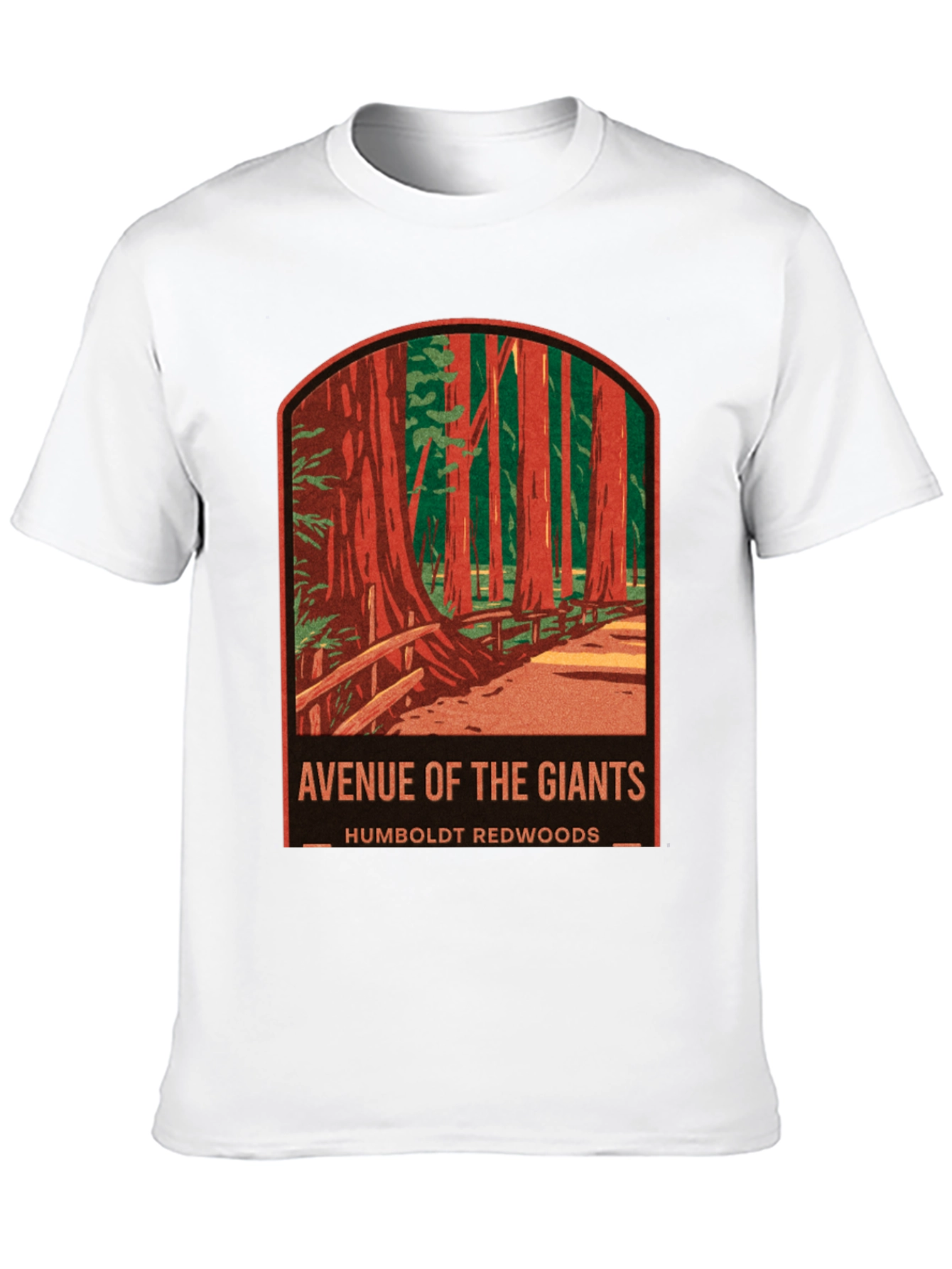 Camiseta Avenue of the Giants Humboldt Redwoods