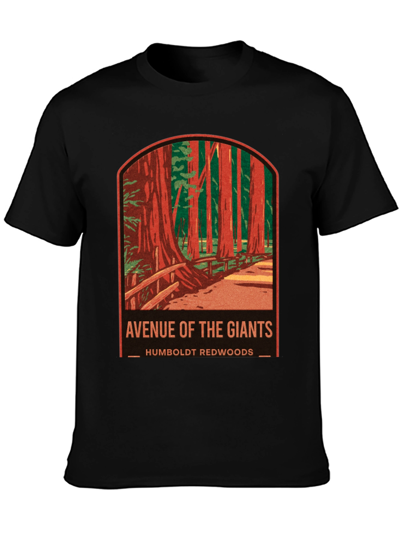 Camiseta Avenue of the Giants Humboldt Redwoods