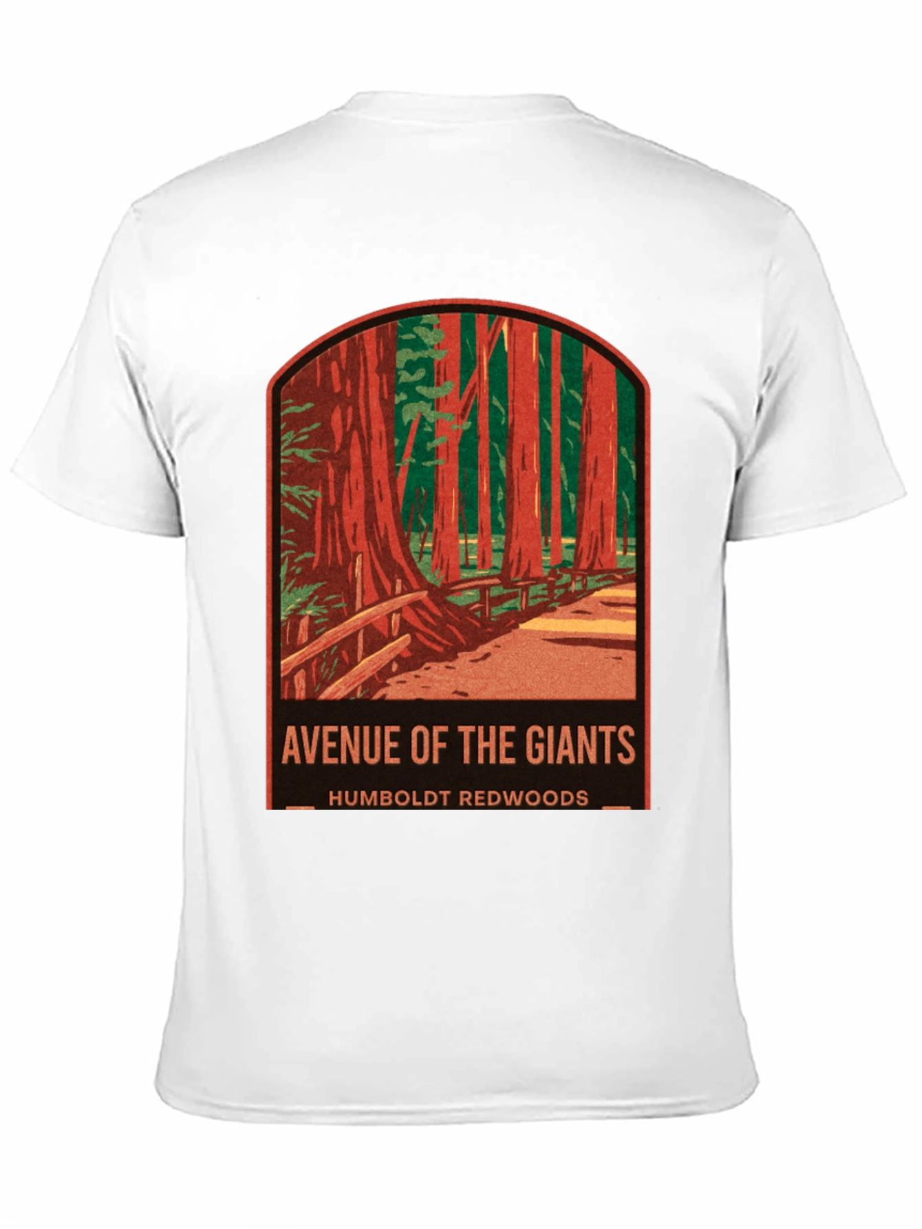 Camiseta Avenue of the Giants Humboldt Redwoods