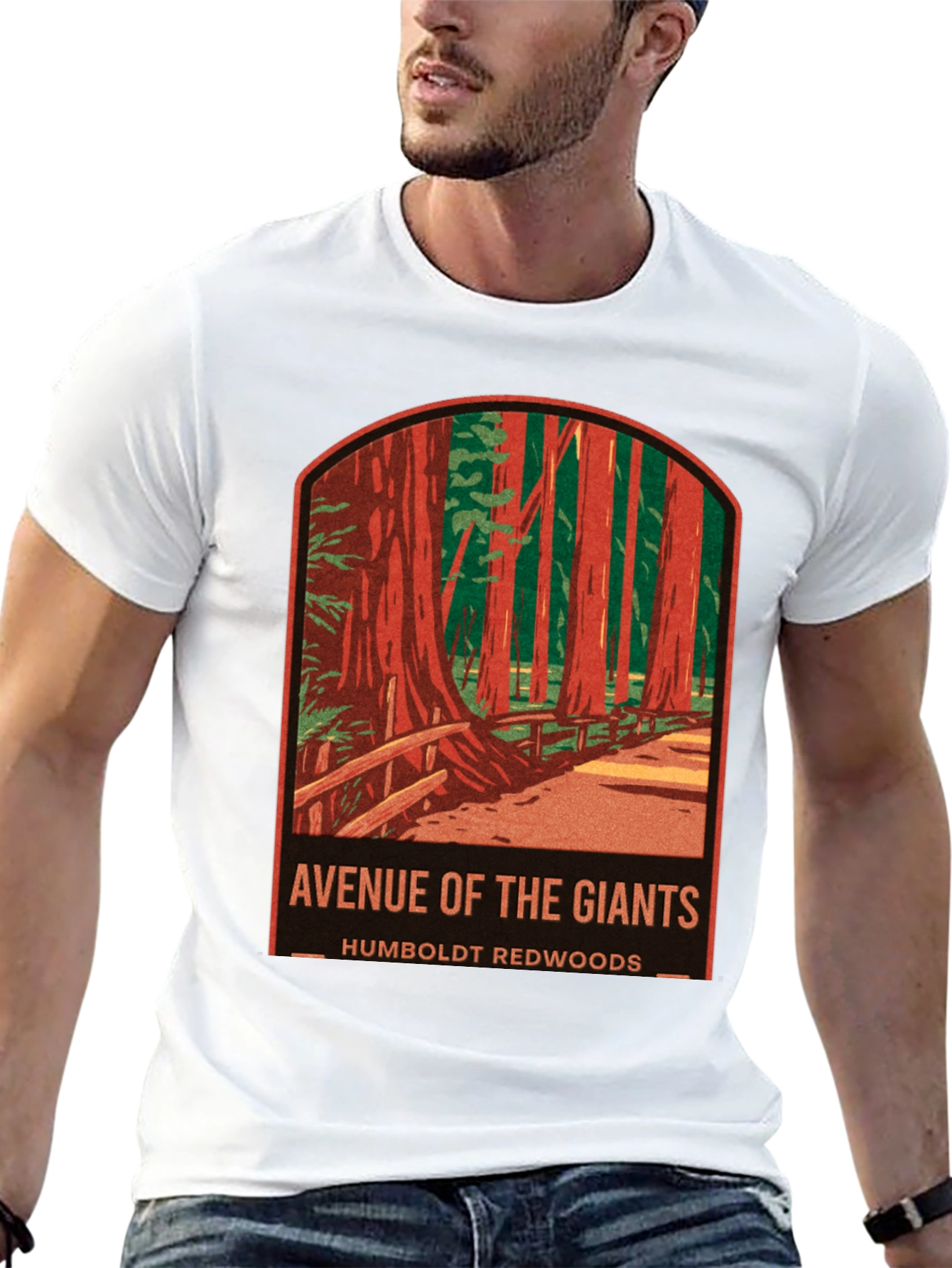 Camiseta Avenue of the Giants Humboldt Redwoods