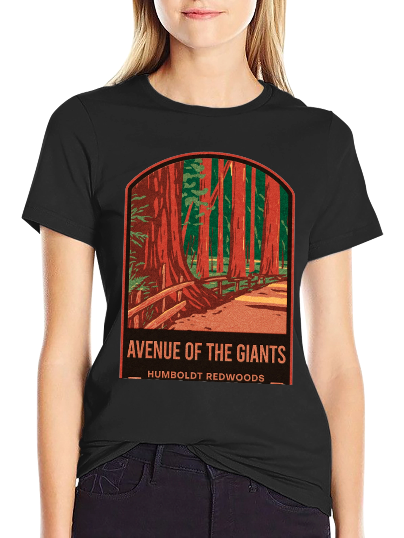 Camiseta Avenue of the Giants Humboldt Redwoods