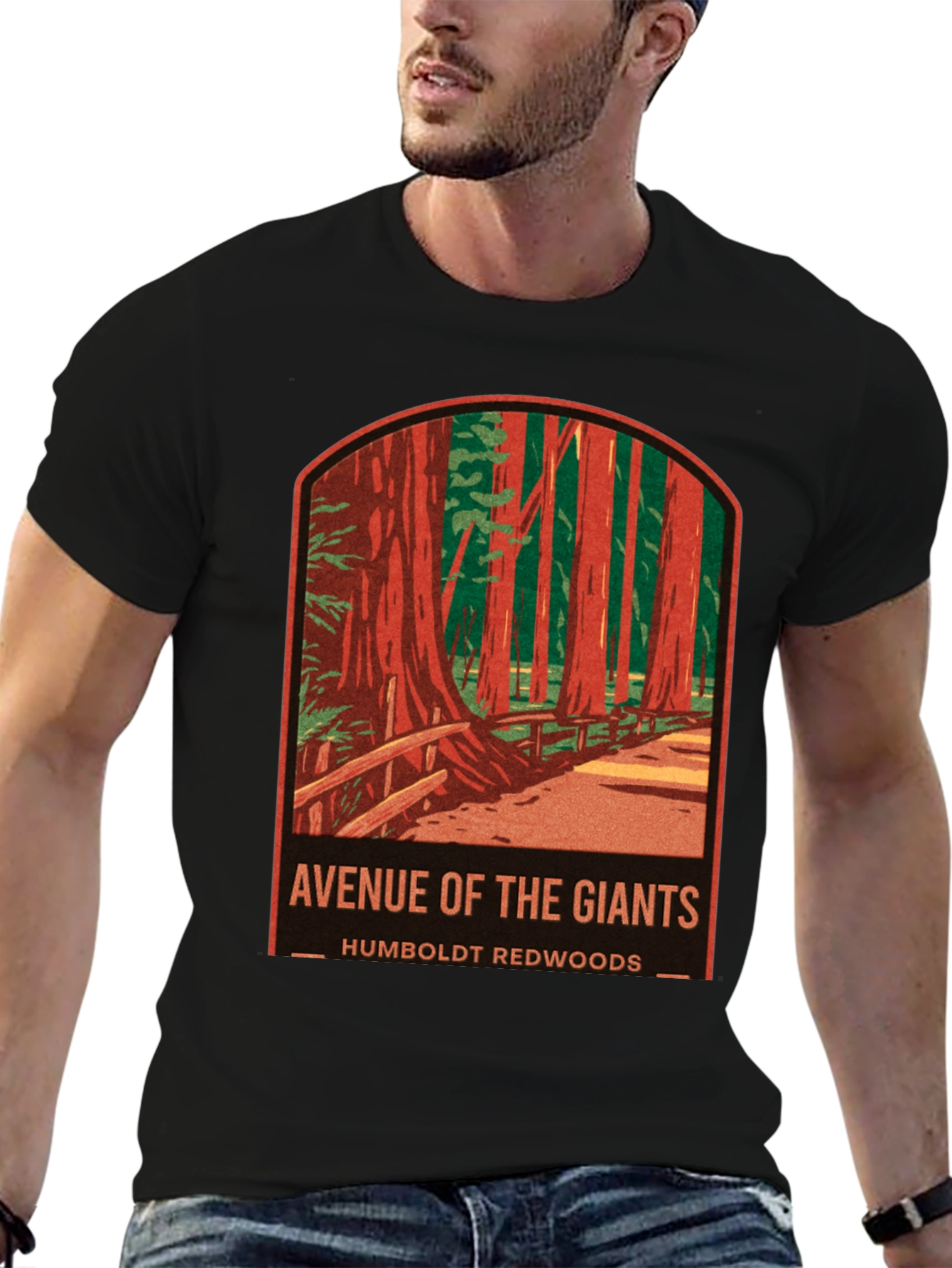 Camiseta Avenue of the Giants Humboldt Redwoods