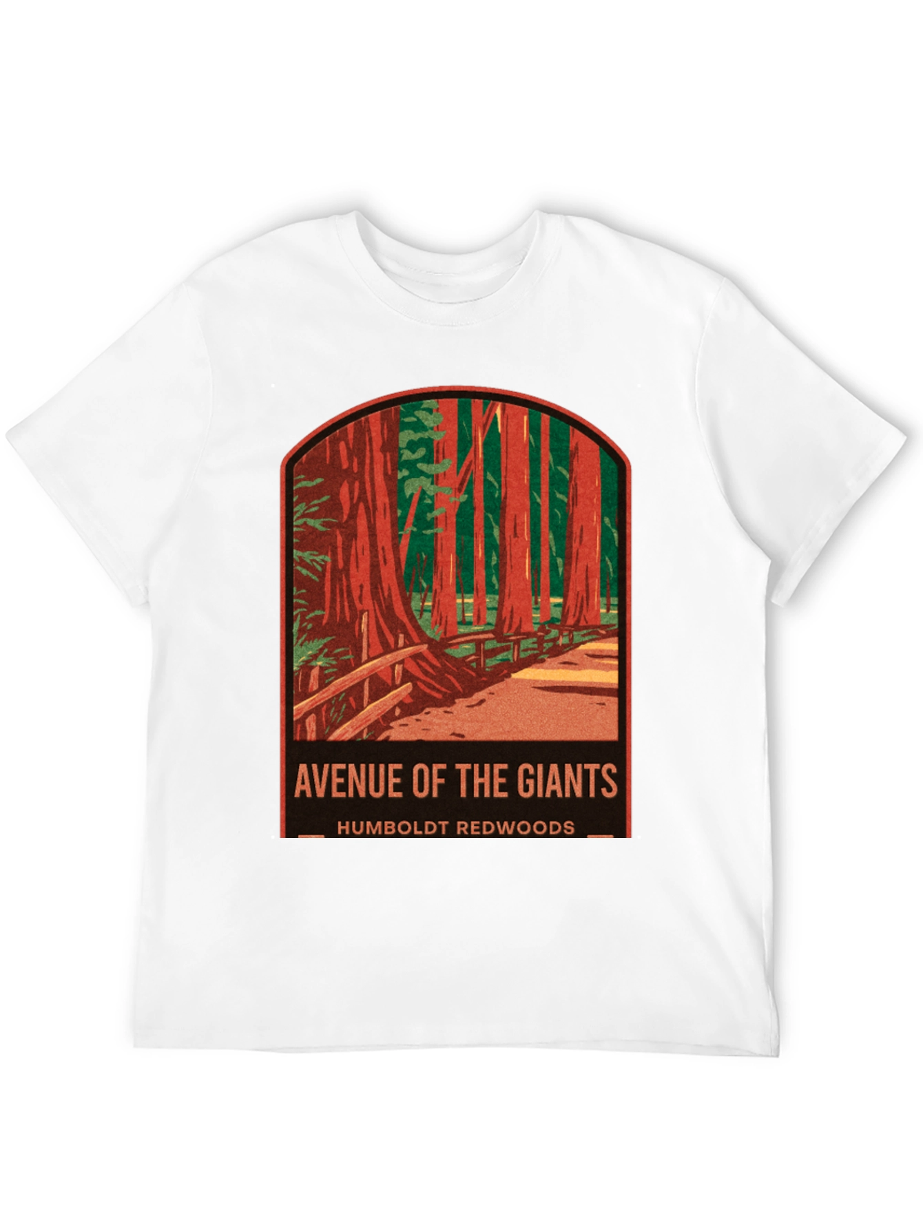 Camiseta Avenue of the Giants Humboldt Redwoods