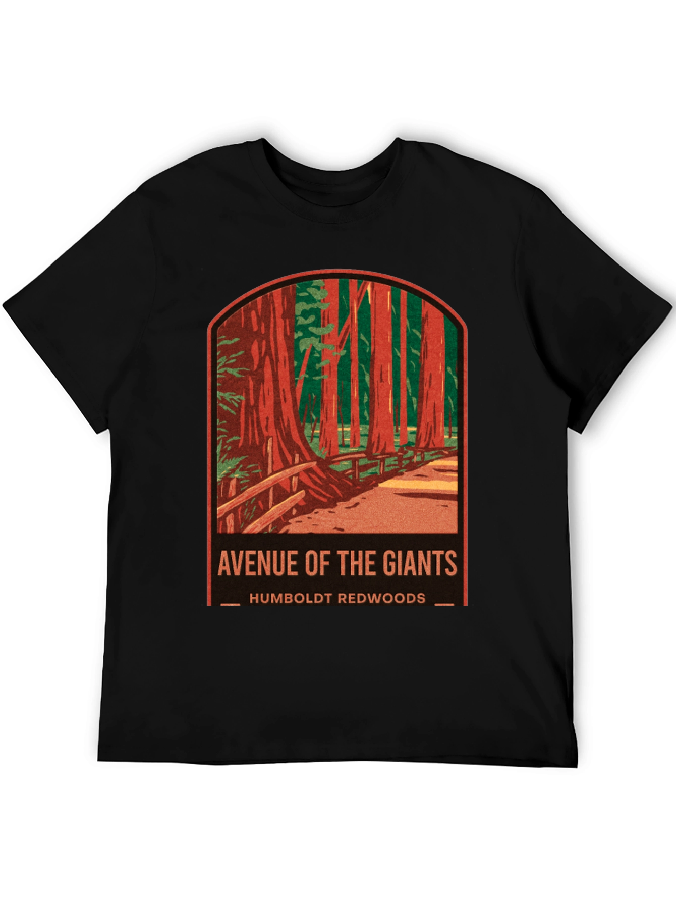 Camiseta Avenue of the Giants Humboldt Redwoods