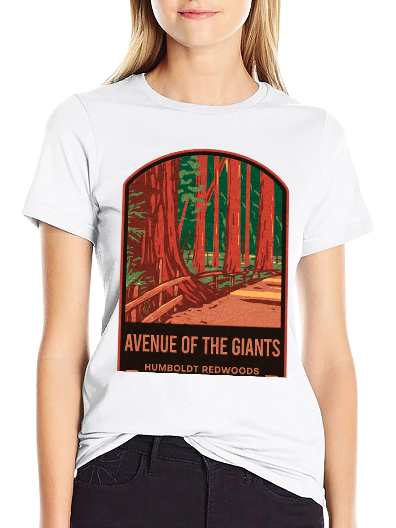 Camiseta Avenue of the Giants Humboldt Redwoods