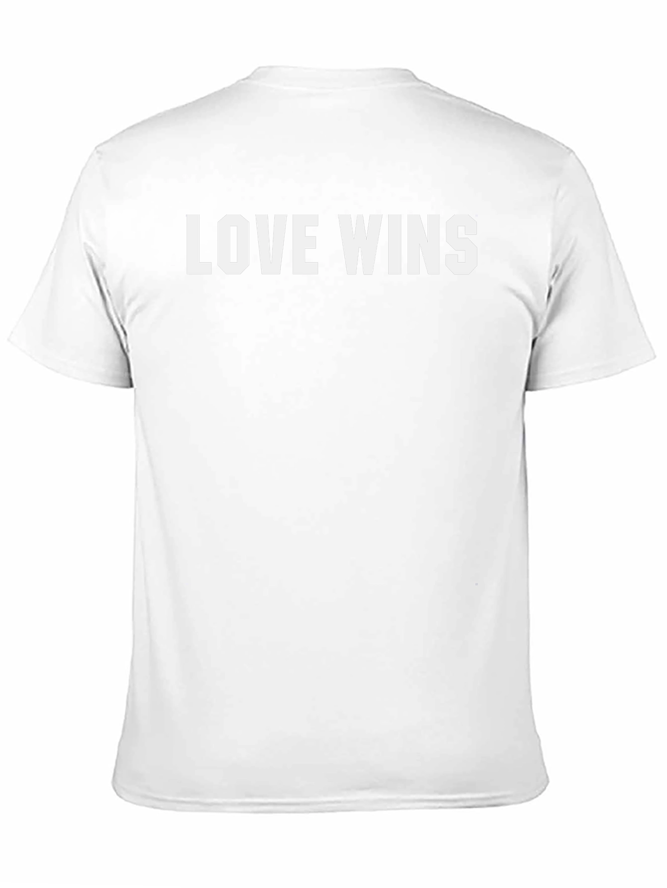 Camiseta Negra Love Wins para Hombre