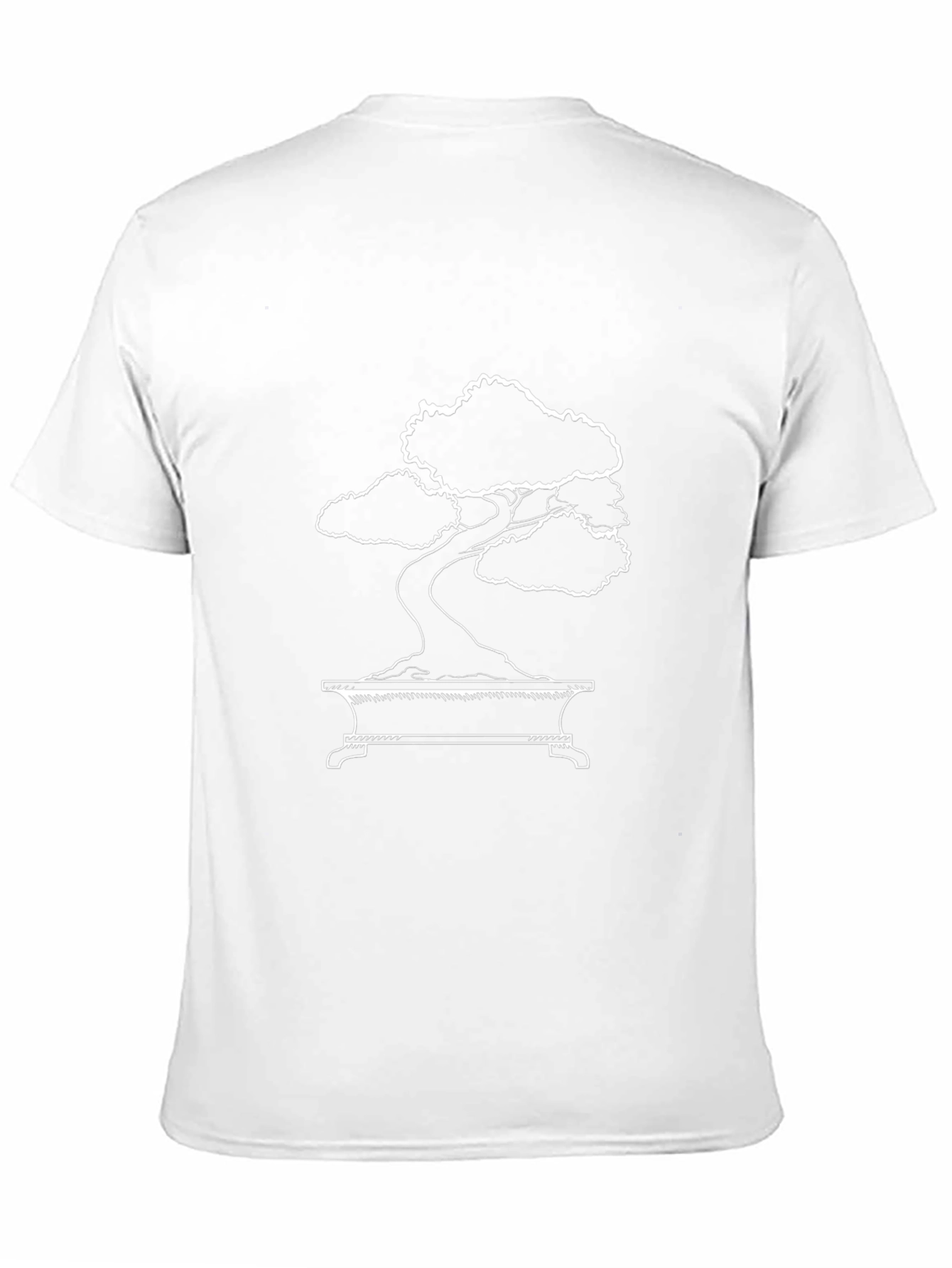 Camiseta Negra Bonsái Elegante