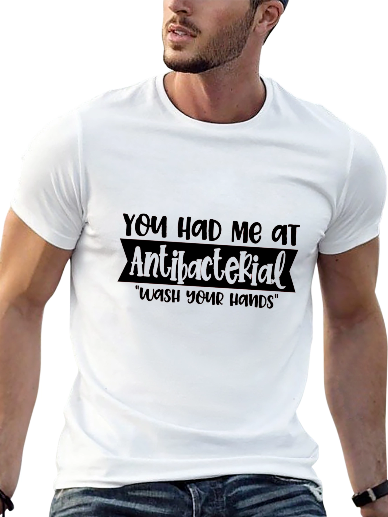 Camiseta Antibacterial: Lávate las Manos