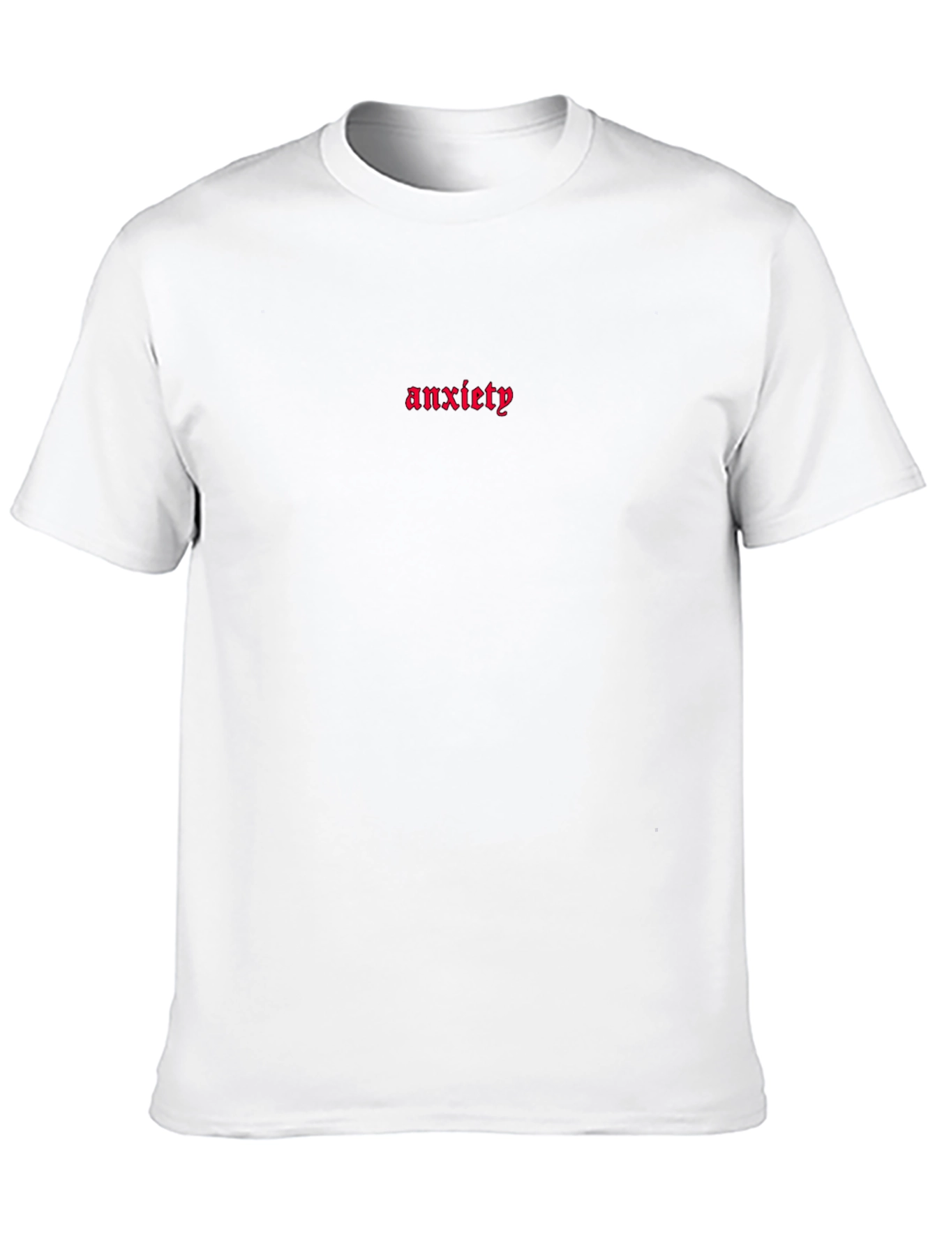 Camiseta Negra Anxiety - Estilo Urbano