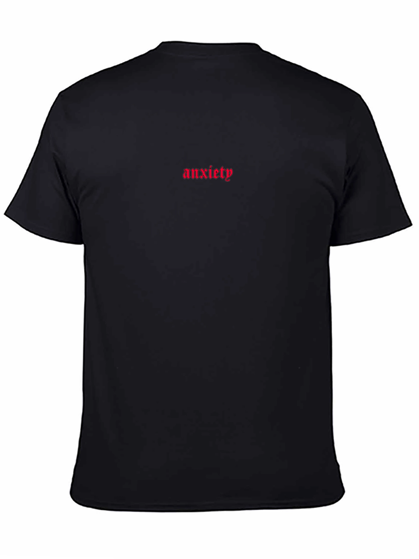 Camiseta Negra Anxiety - Estilo Urbano