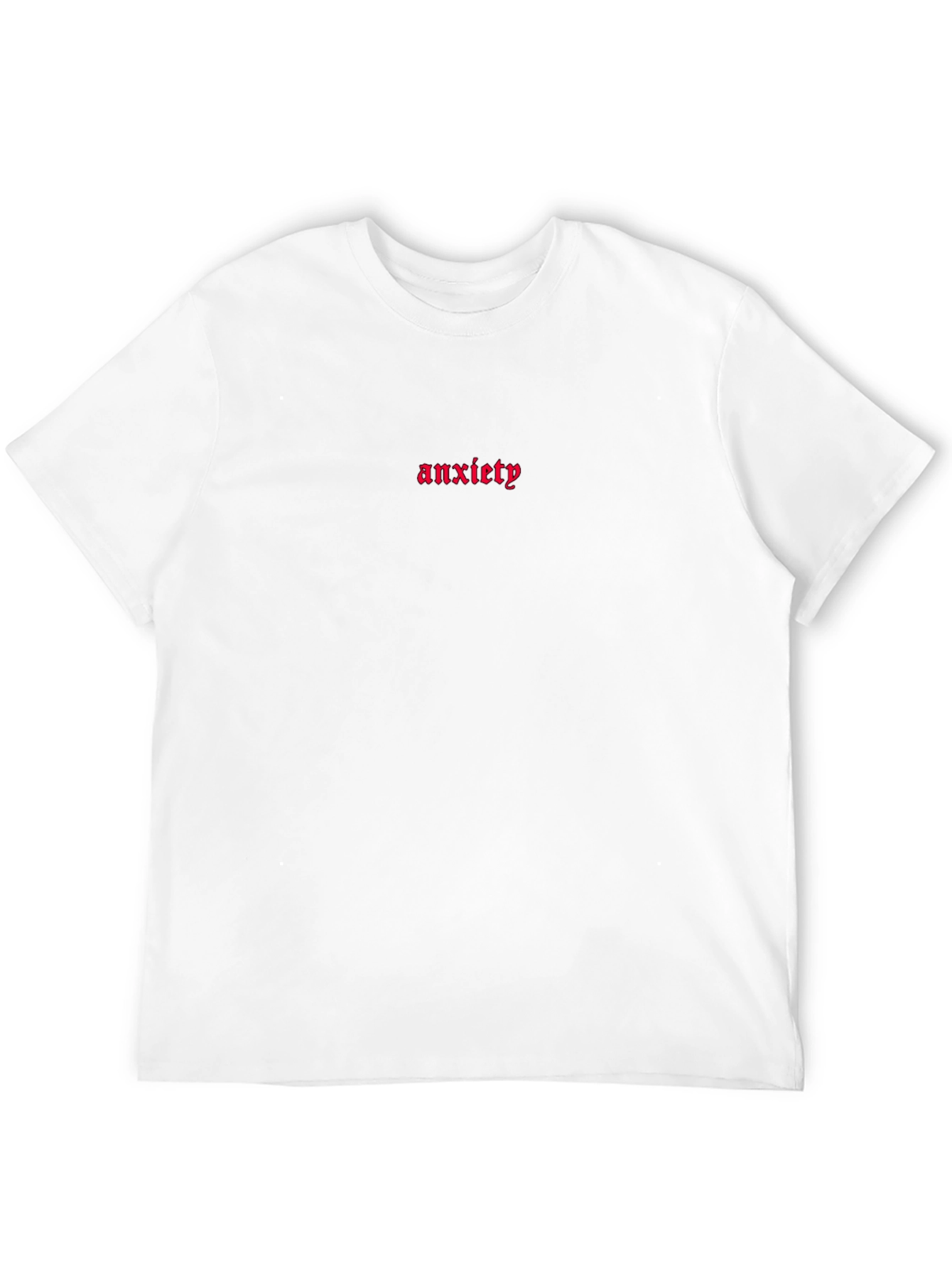 Camiseta Negra Anxiety - Estilo Urbano
