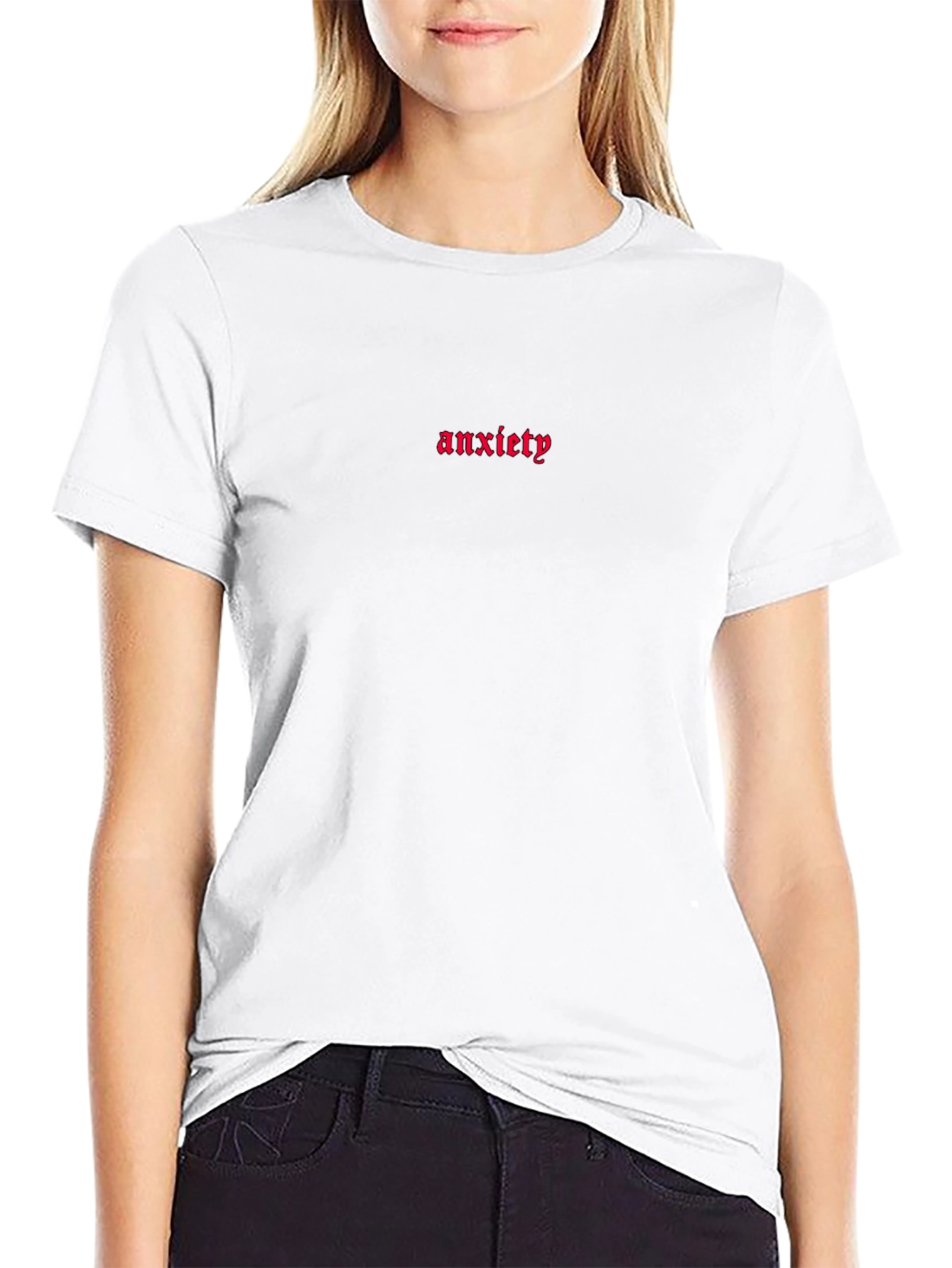 Camiseta Negra Anxiety - Estilo Urbano