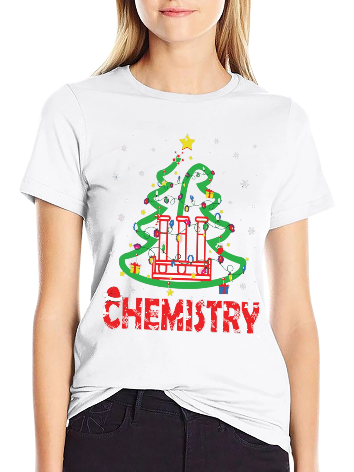 Camiseta Navideña de Química