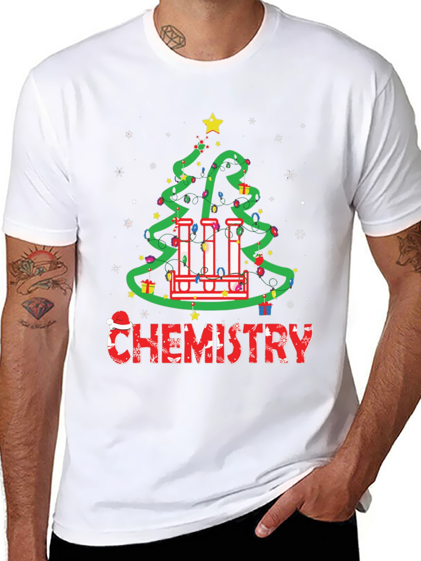 Camiseta Navideña de Química