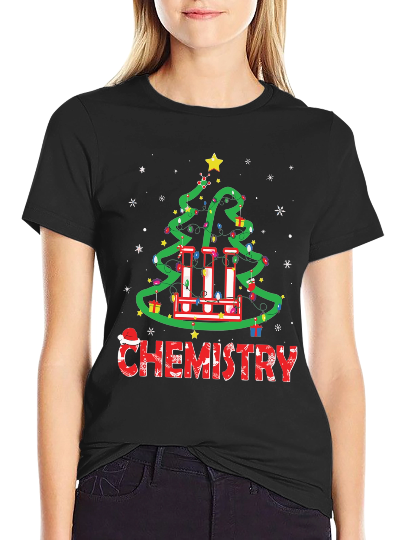 Camiseta Navideña de Química
