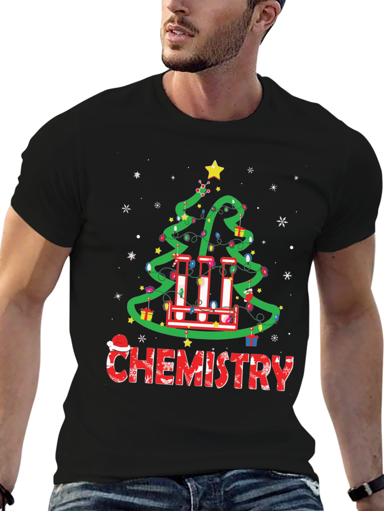 Camiseta Navideña de Química